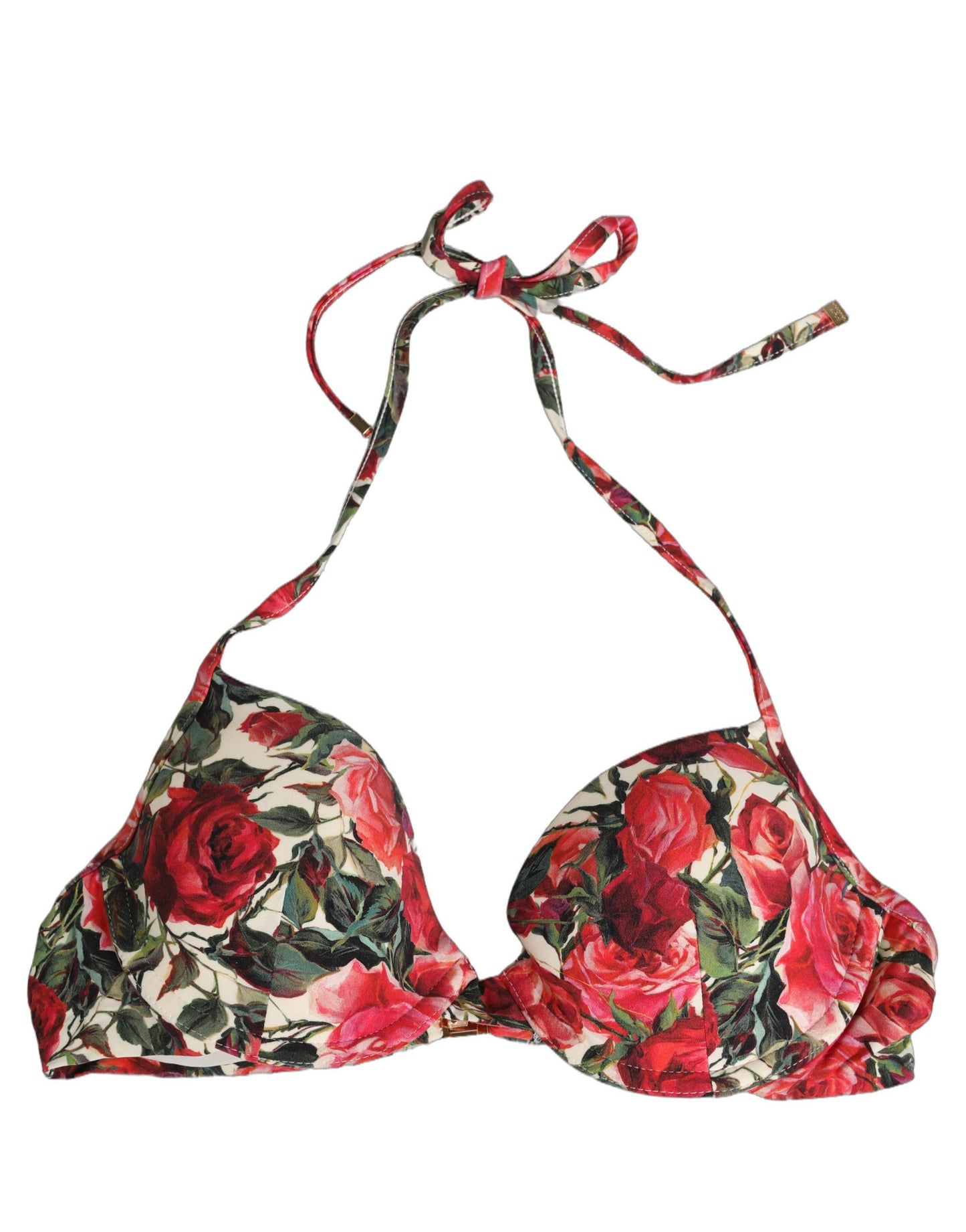 Multicolor Floral Print Beachwear Bikini Top