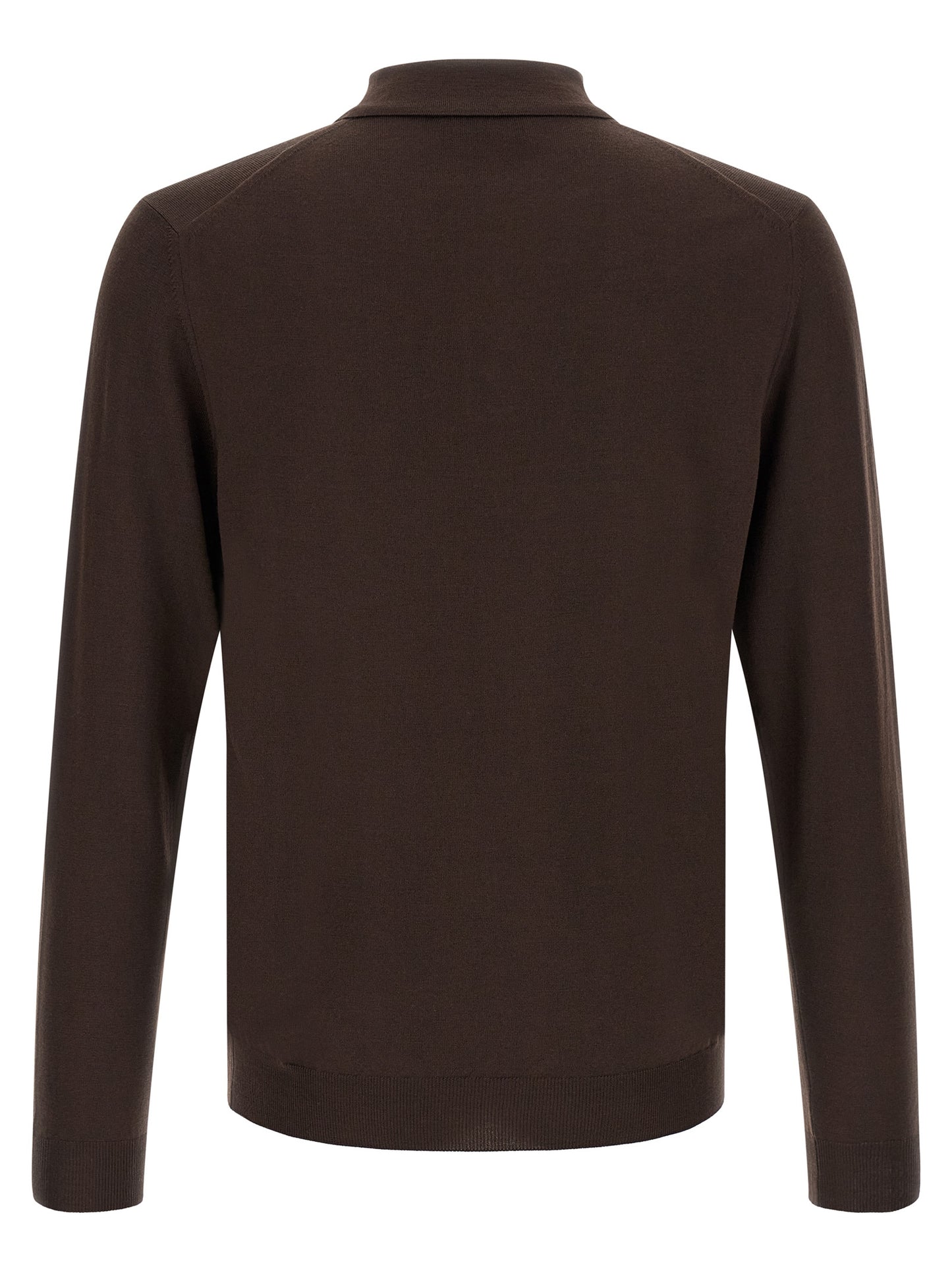 Brown Virgin Wool Cardigan