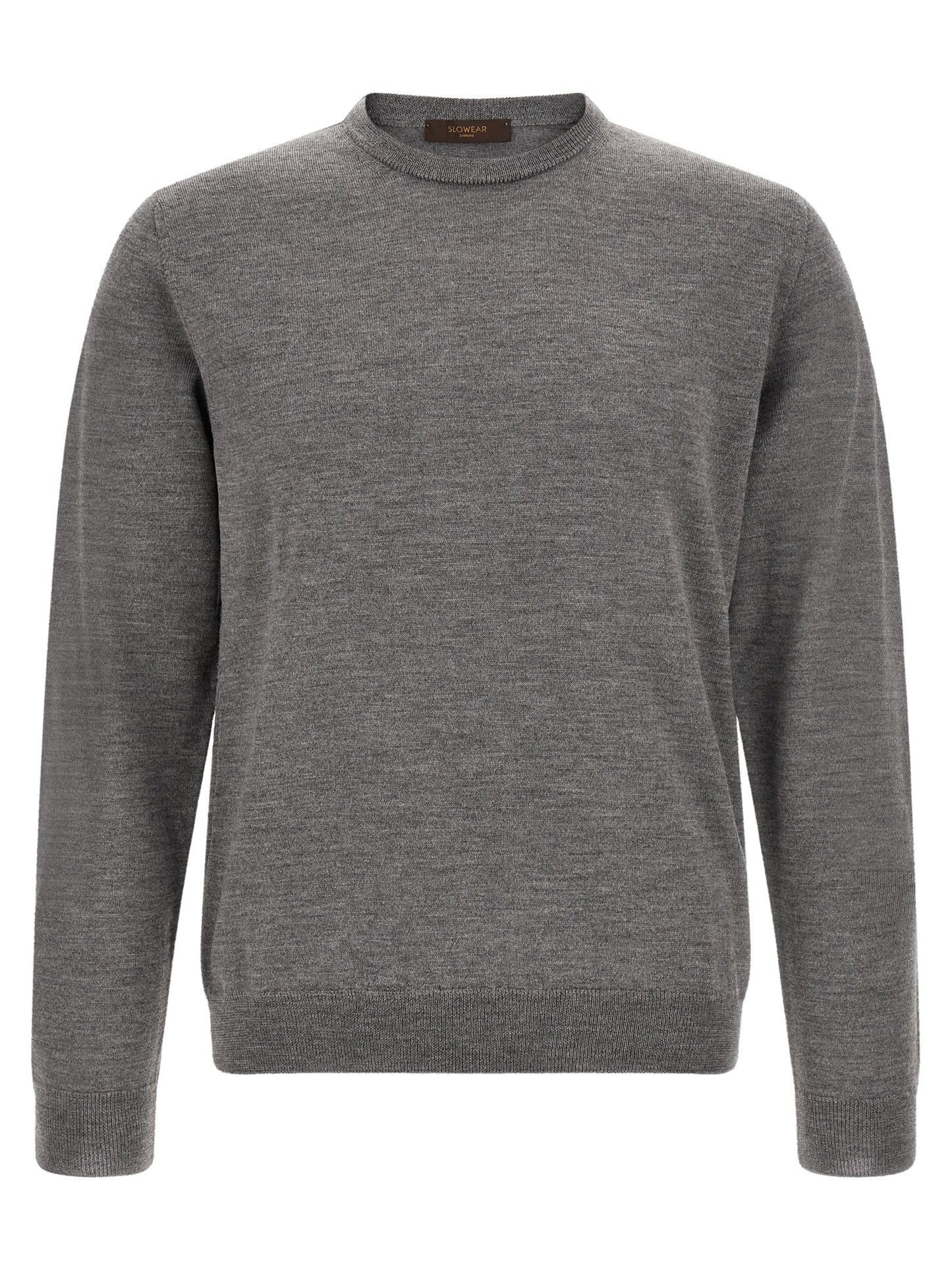 Gray Virgin Wool Cardigan