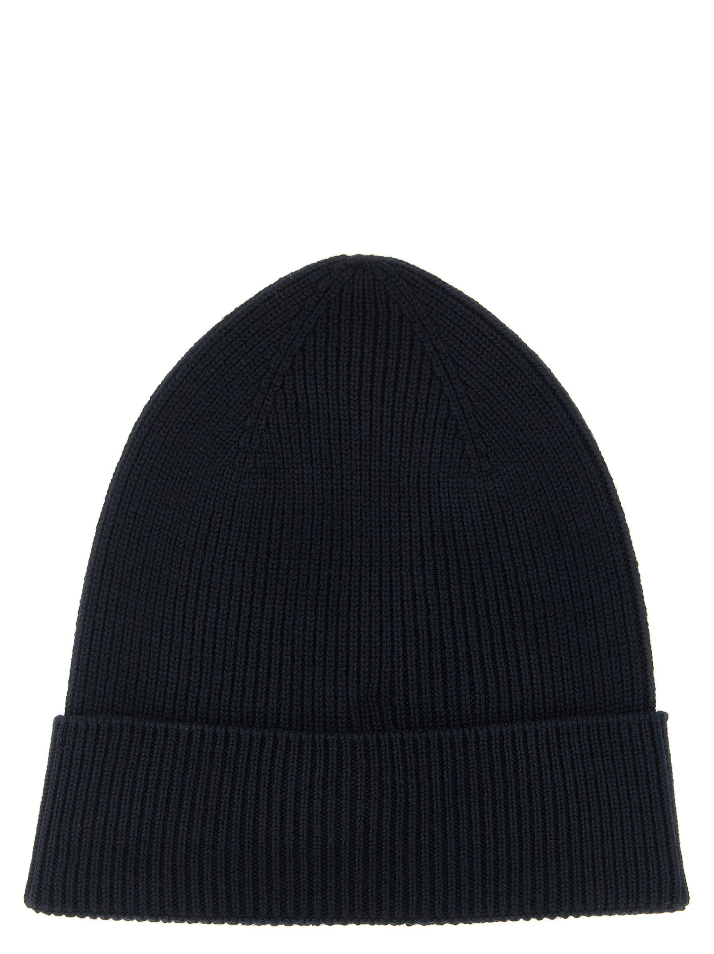 Blue Virgin Wool Beanie