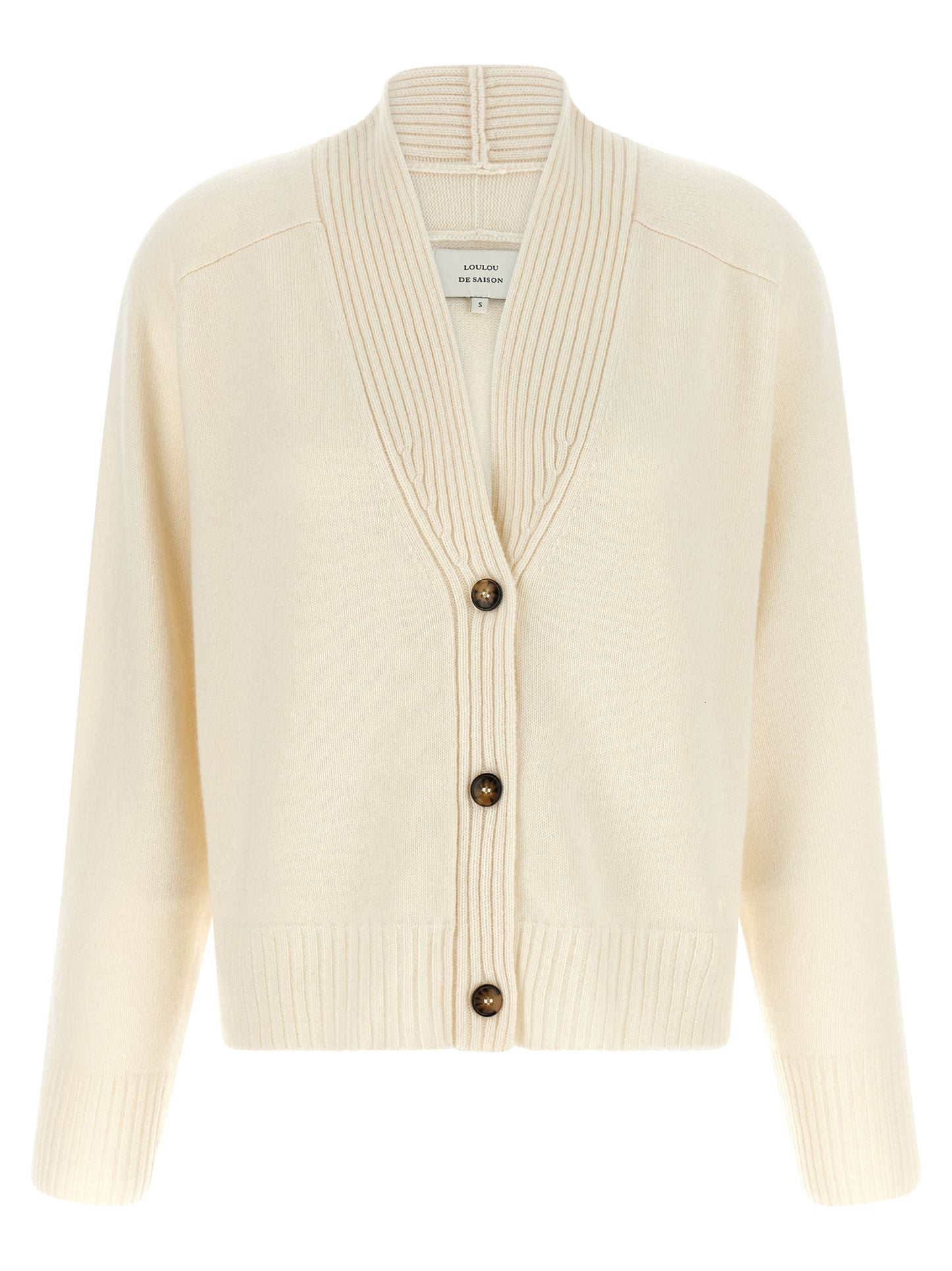 White Cashmere Cardigan