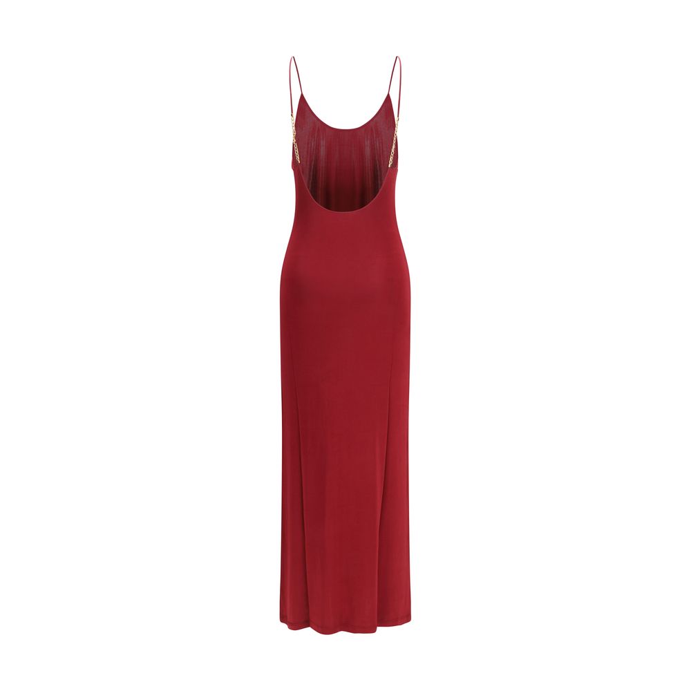 Bordeaux Viscose Cocktail Dress