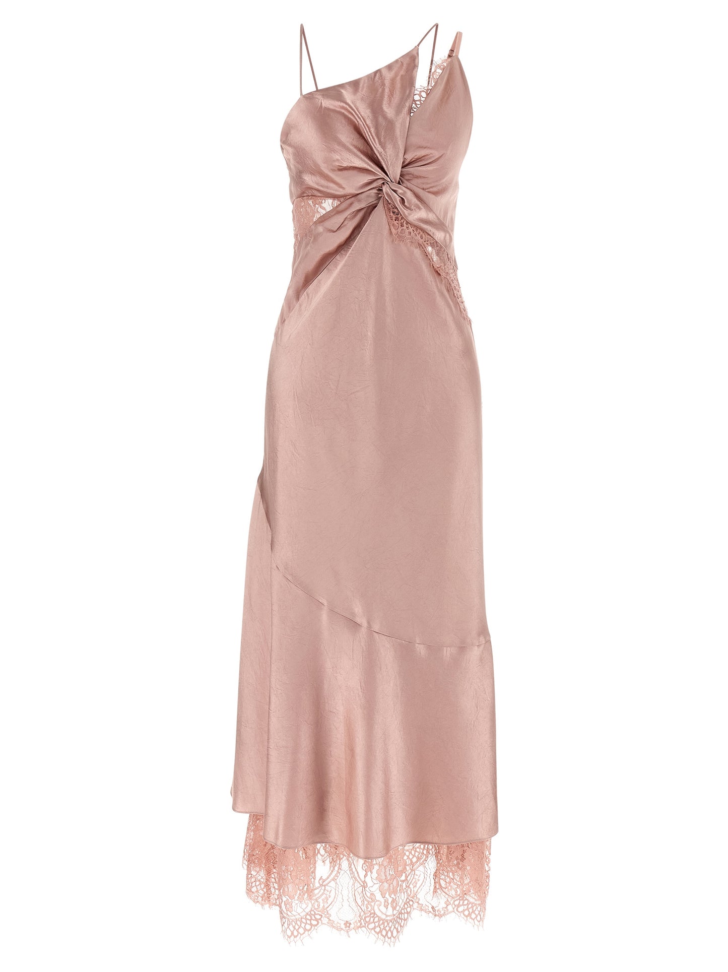 Multicolor Acetate Long Dress