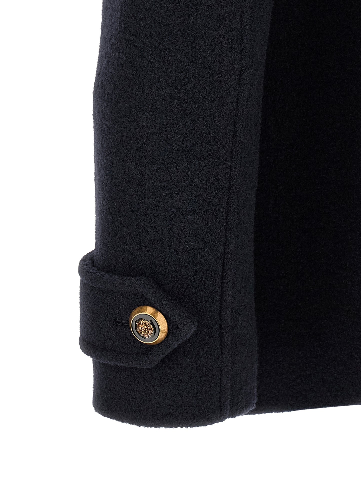 Blue Virgin Wool Coat