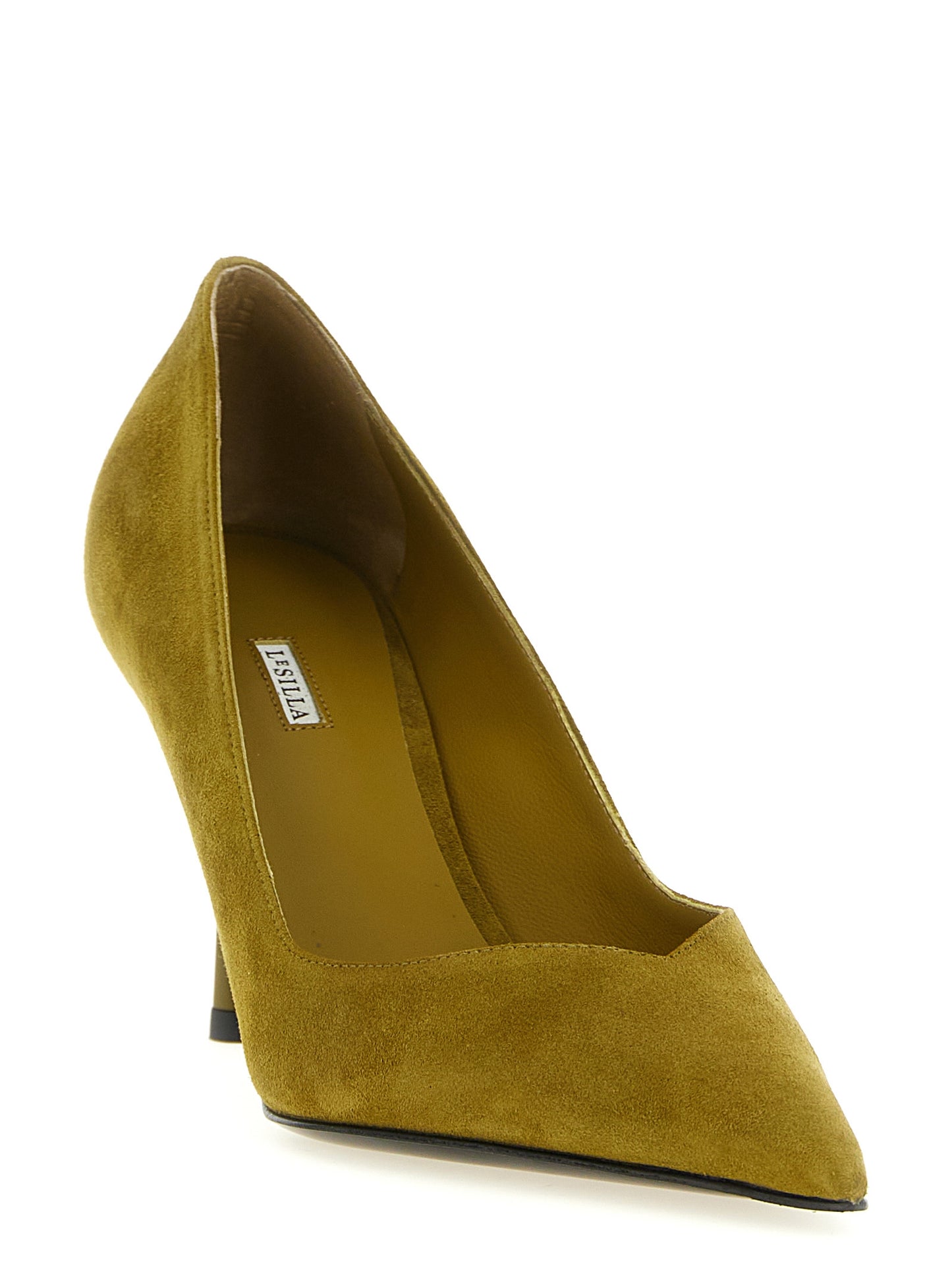 Bicolor Lambskin High Heel Pumps