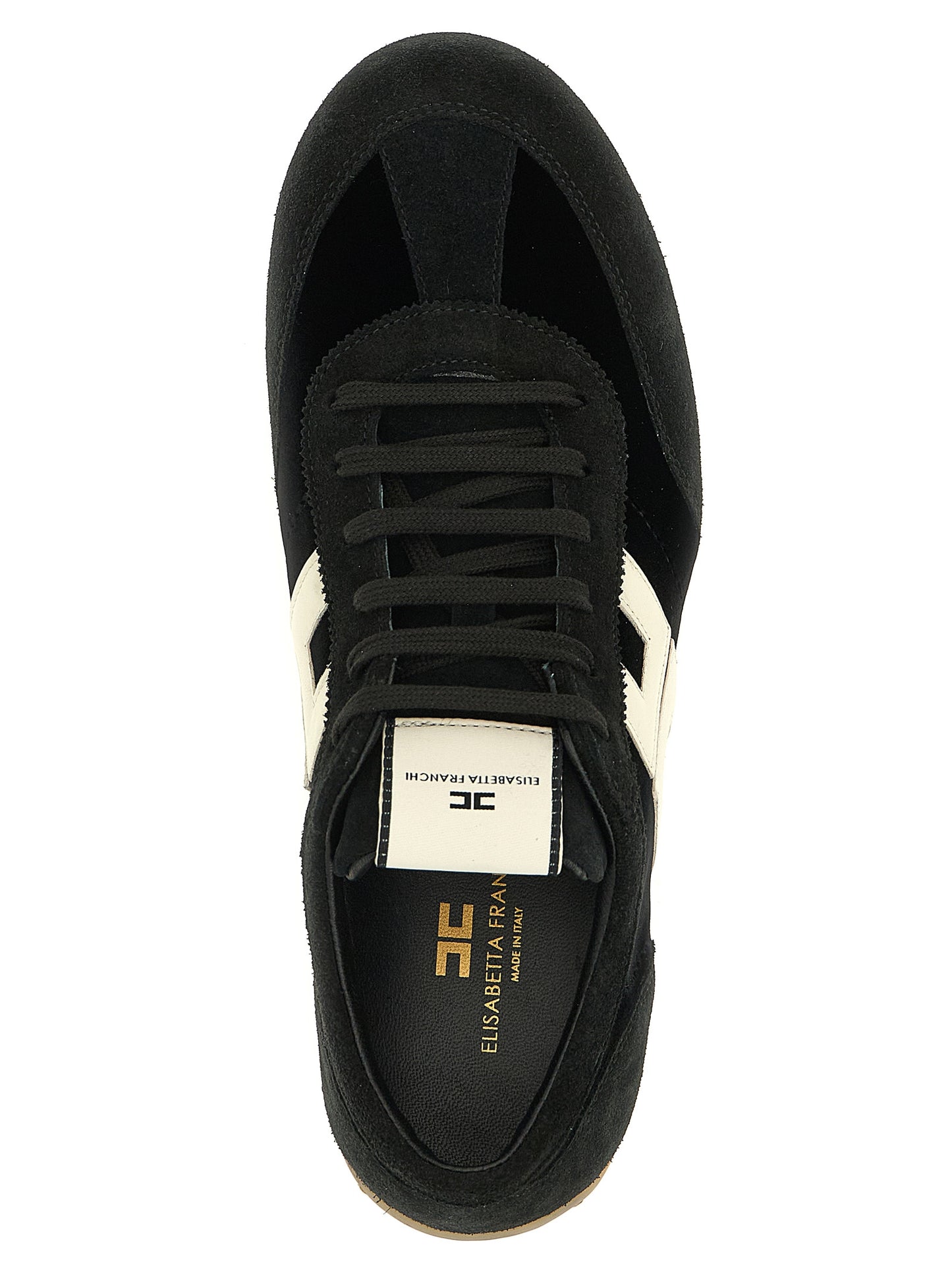 Bicolor Leather Low Top Sneakers