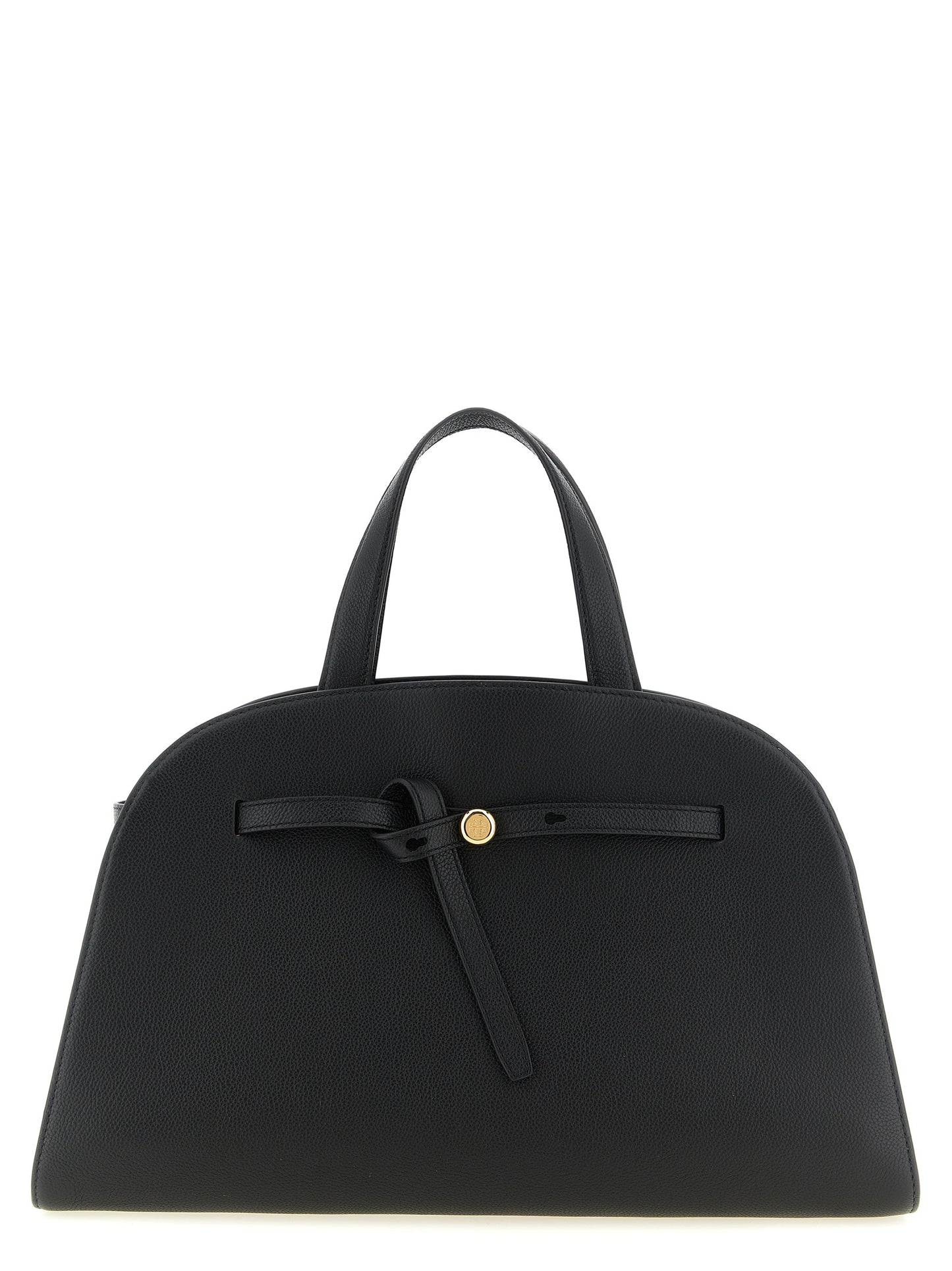 Black Cowhide Crossbody Bag