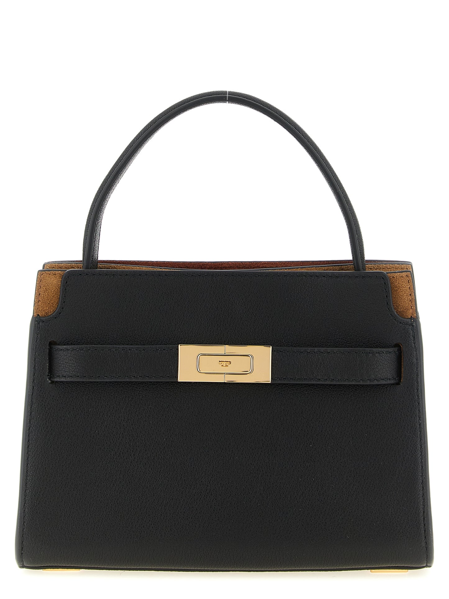 Black Lambskin Crossbody Bag