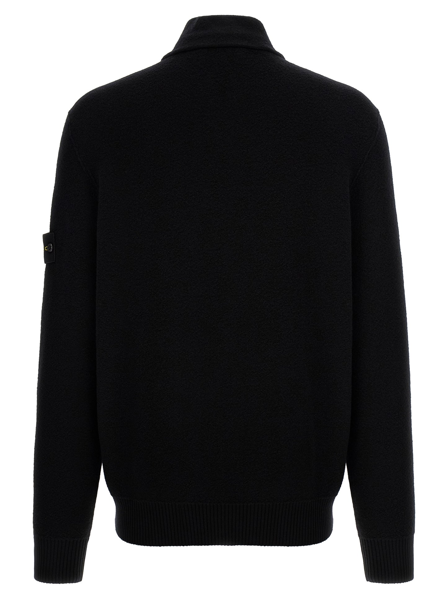 Black Virgin Wool Cardigan