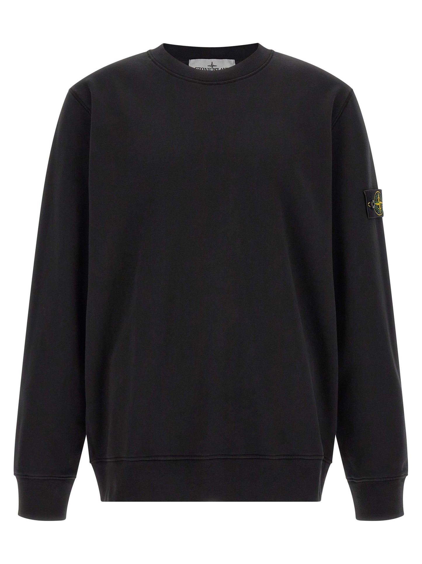 Black Cotton Sweatshirt