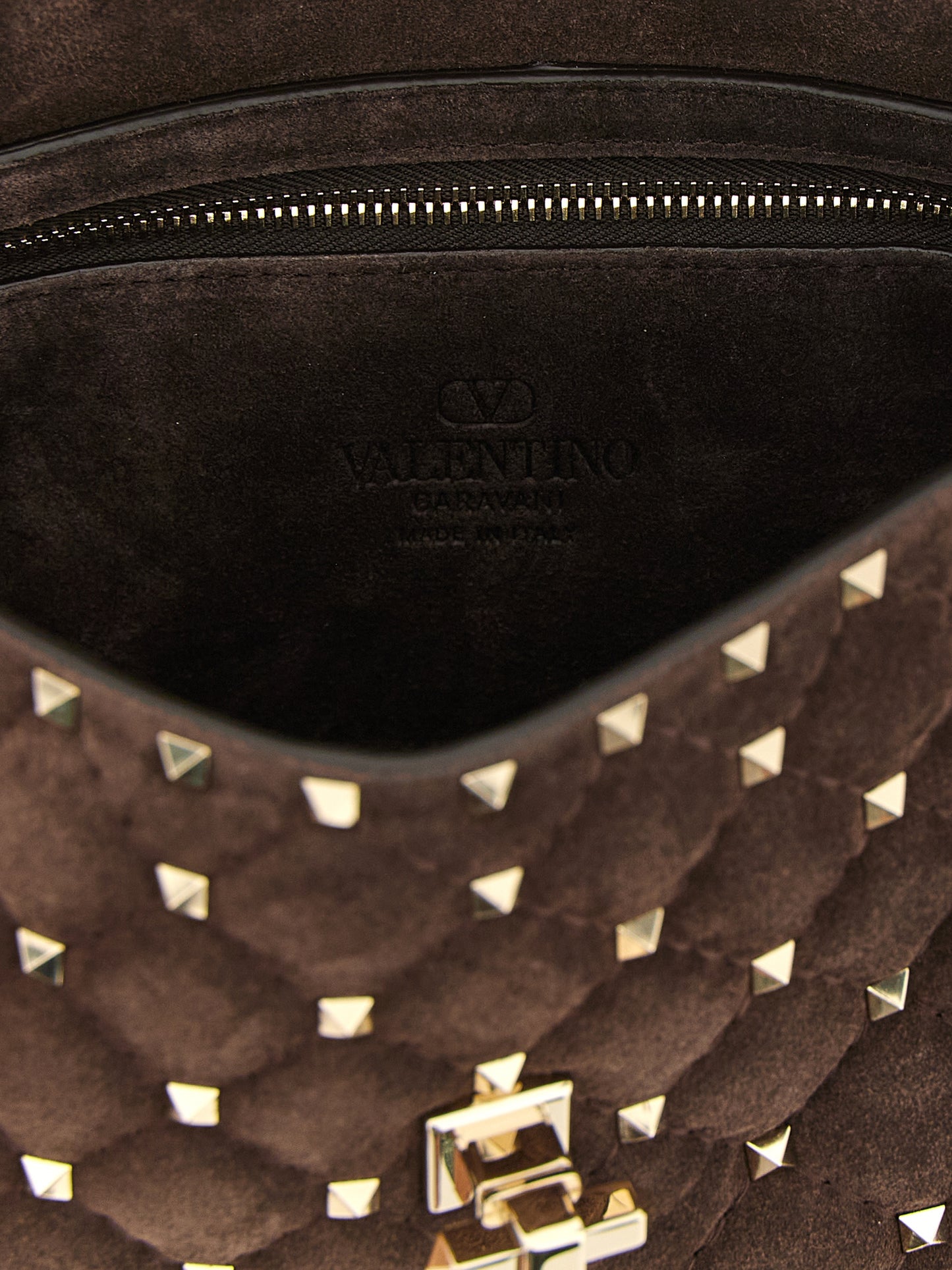Brown Calfskin Crossbody Bag