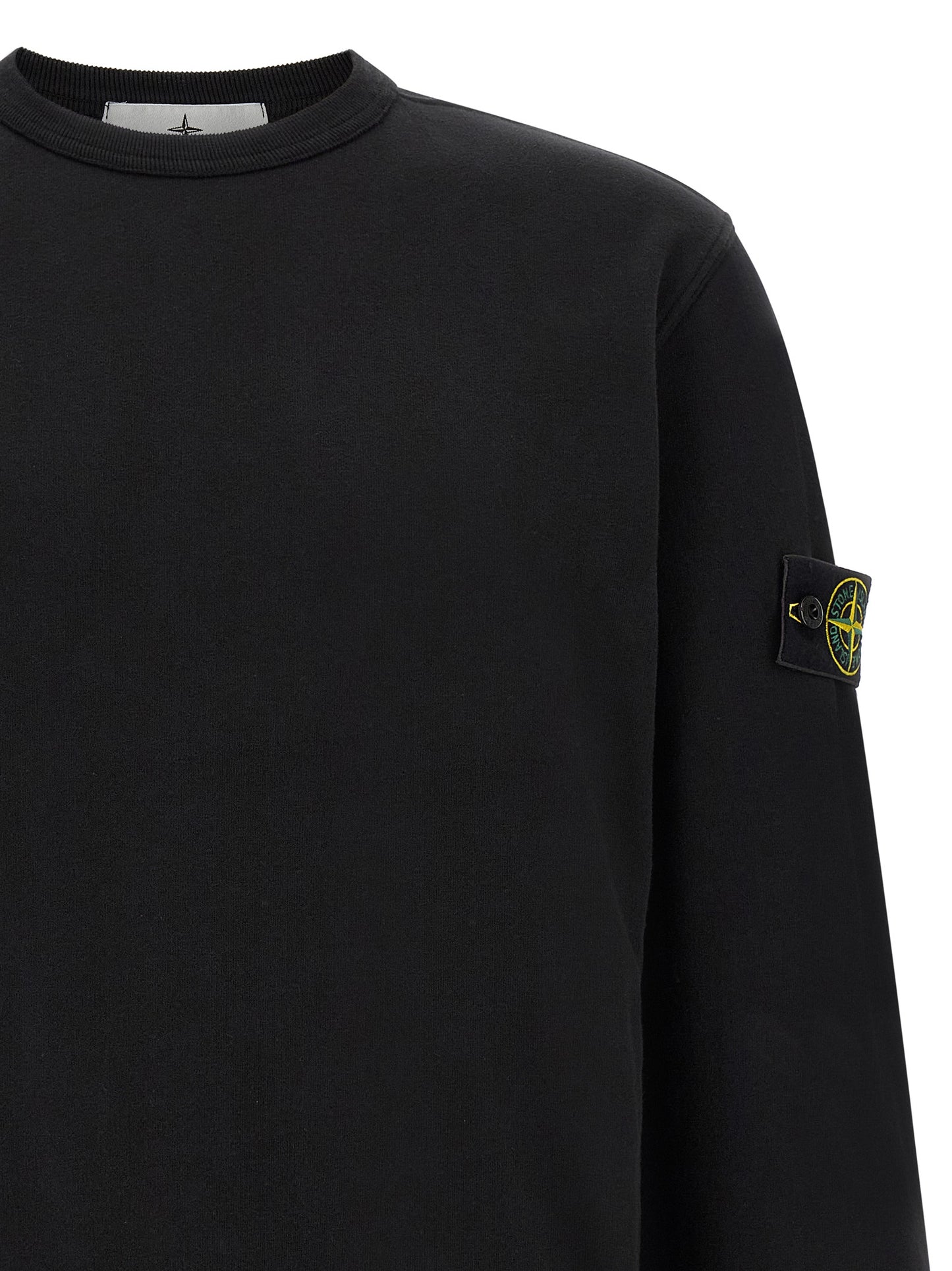 Black Cotton Sweatshirt