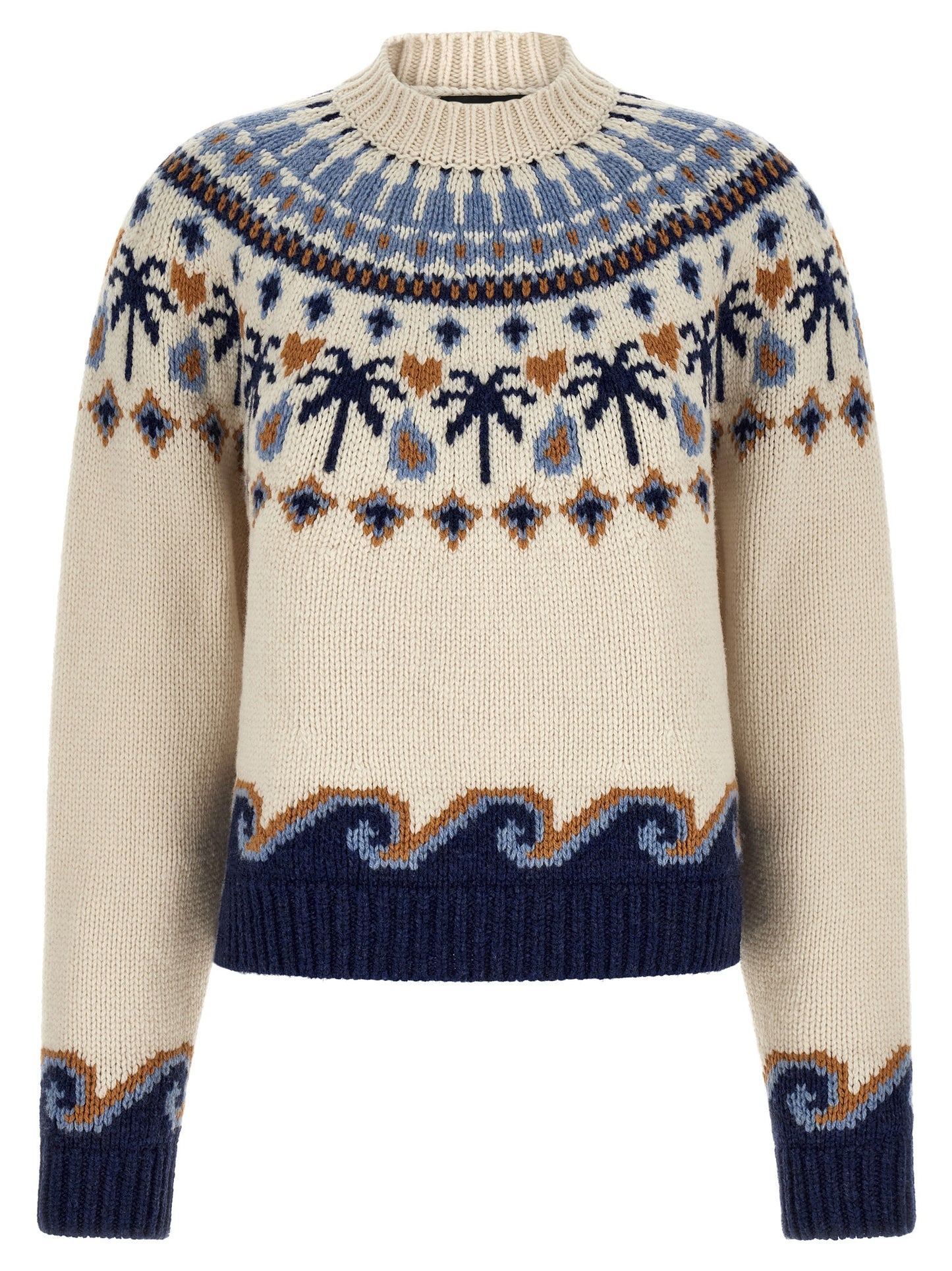 Multicolor Virgin Wool Cardigan