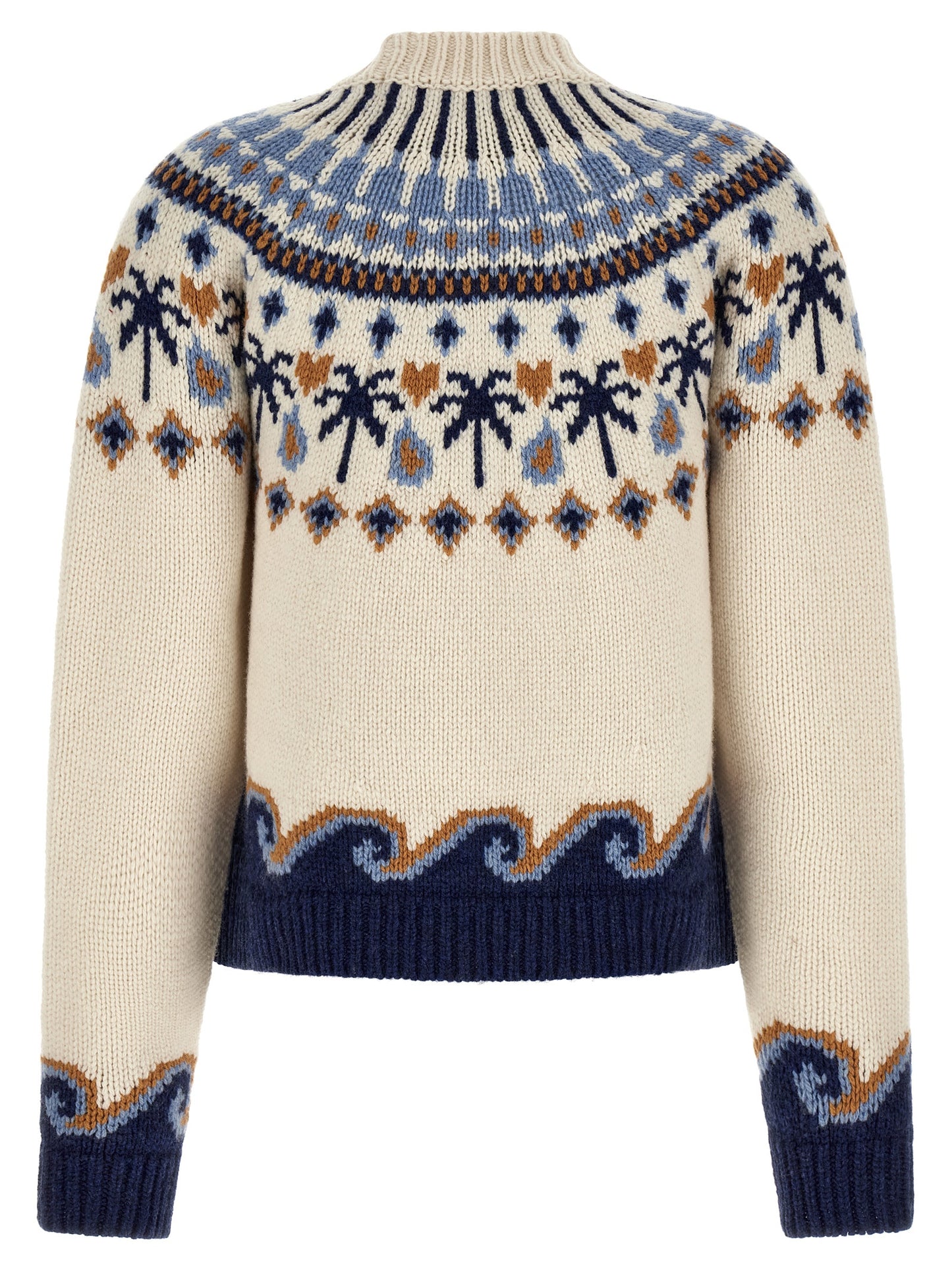Multicolor Virgin Wool Cardigan