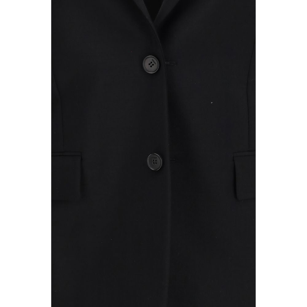 Black Mohair Blazer