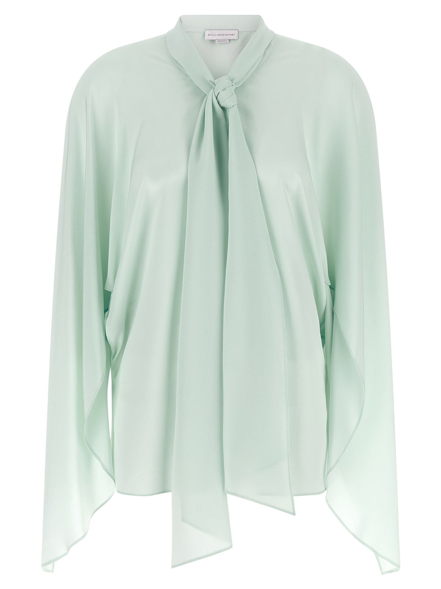 Bicolor Silk Blouse