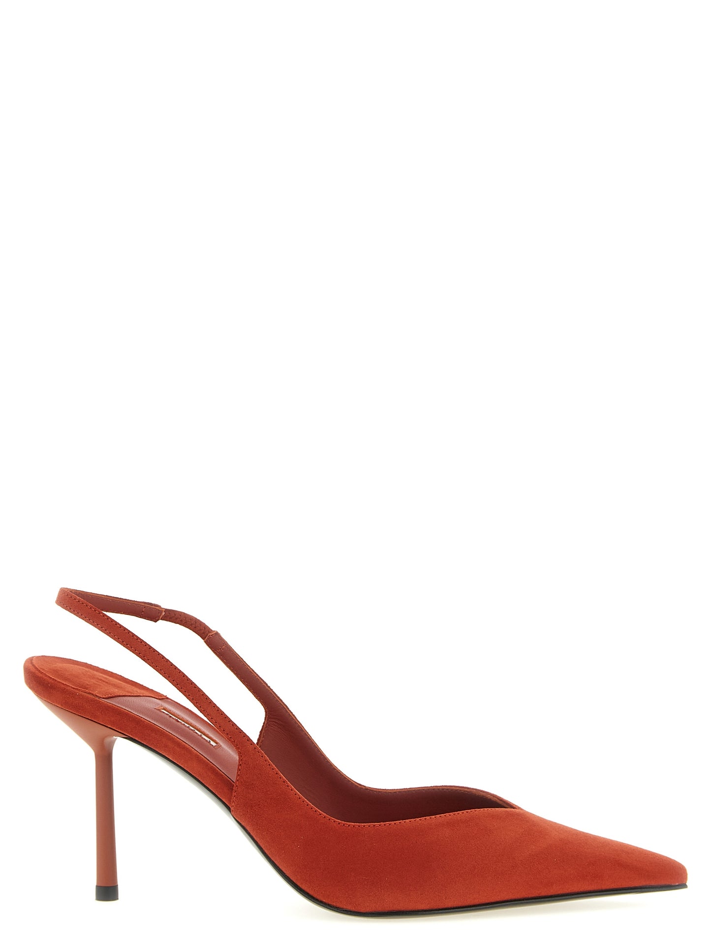Blue Lambskin High Heel Pumps