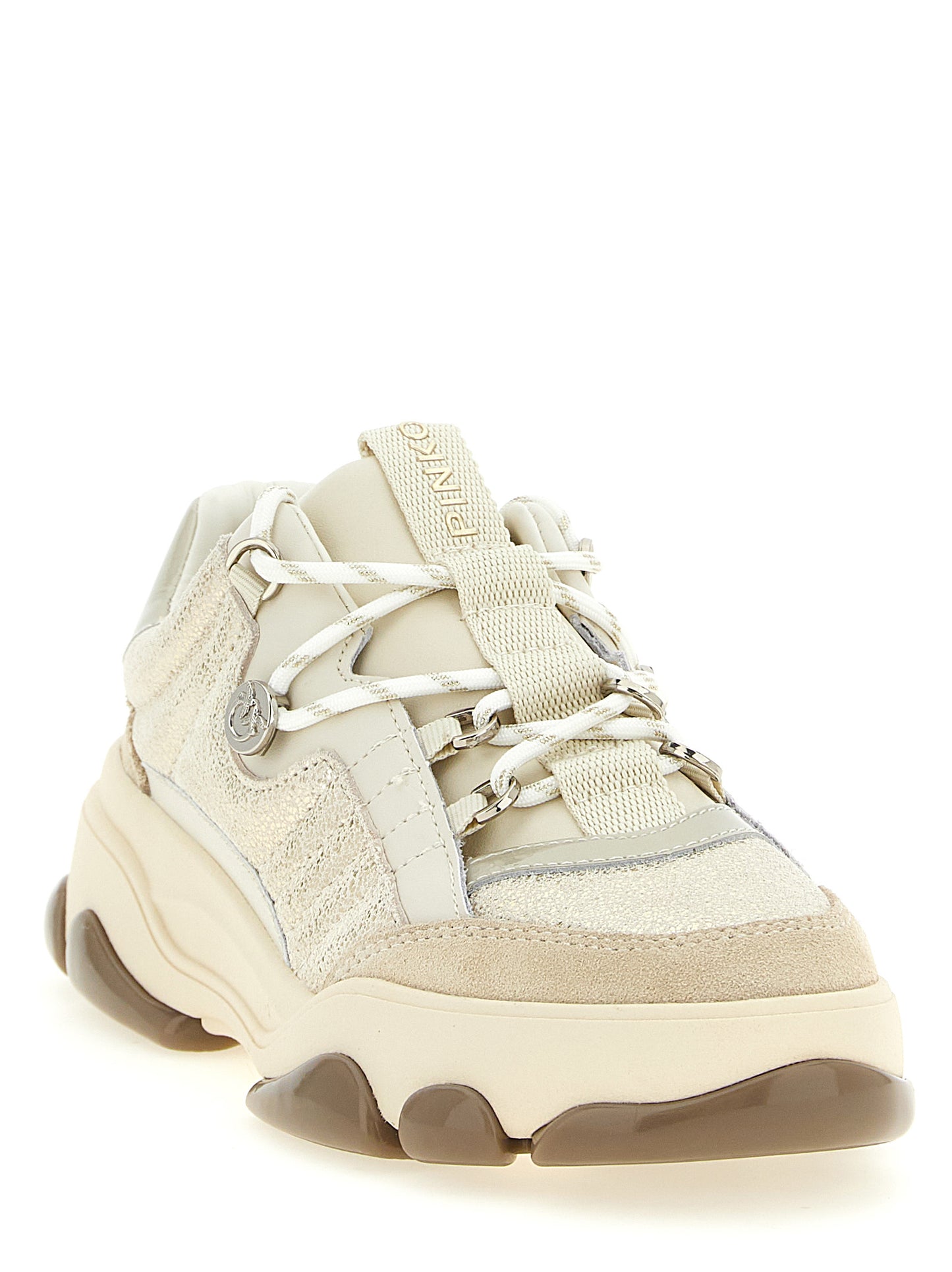 Multicolor Cowhide Chunky Sneakers