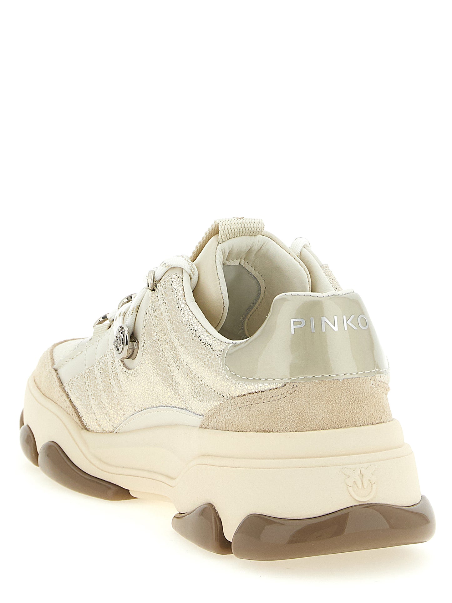 Multicolor Cowhide Chunky Sneakers