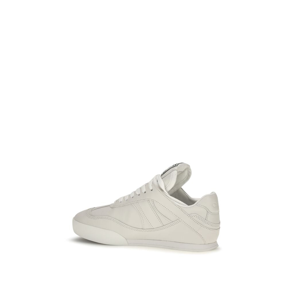 White Calf Leather Bos Taurus Athletic Sneakers