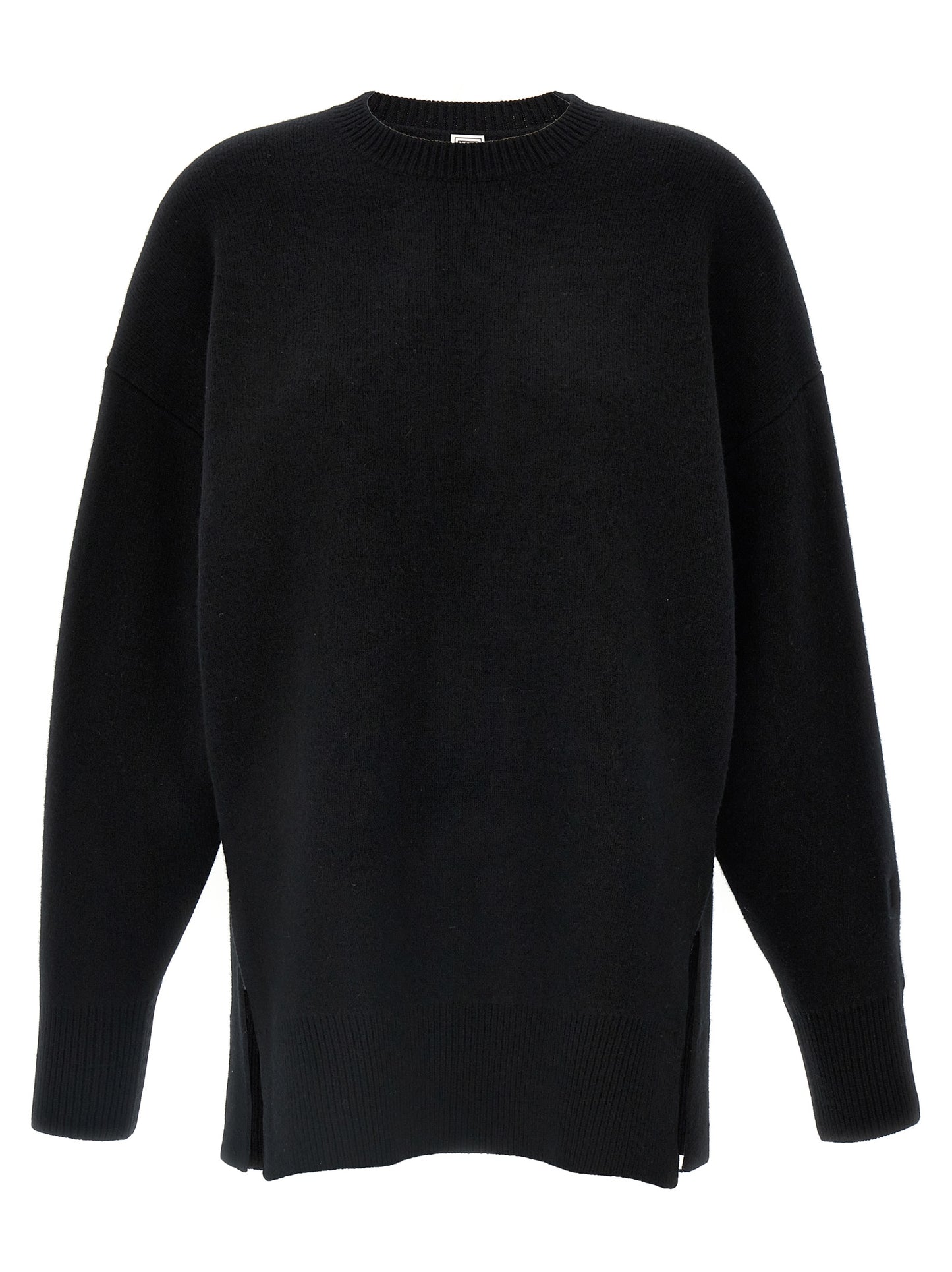 Black Polyester Cardigan