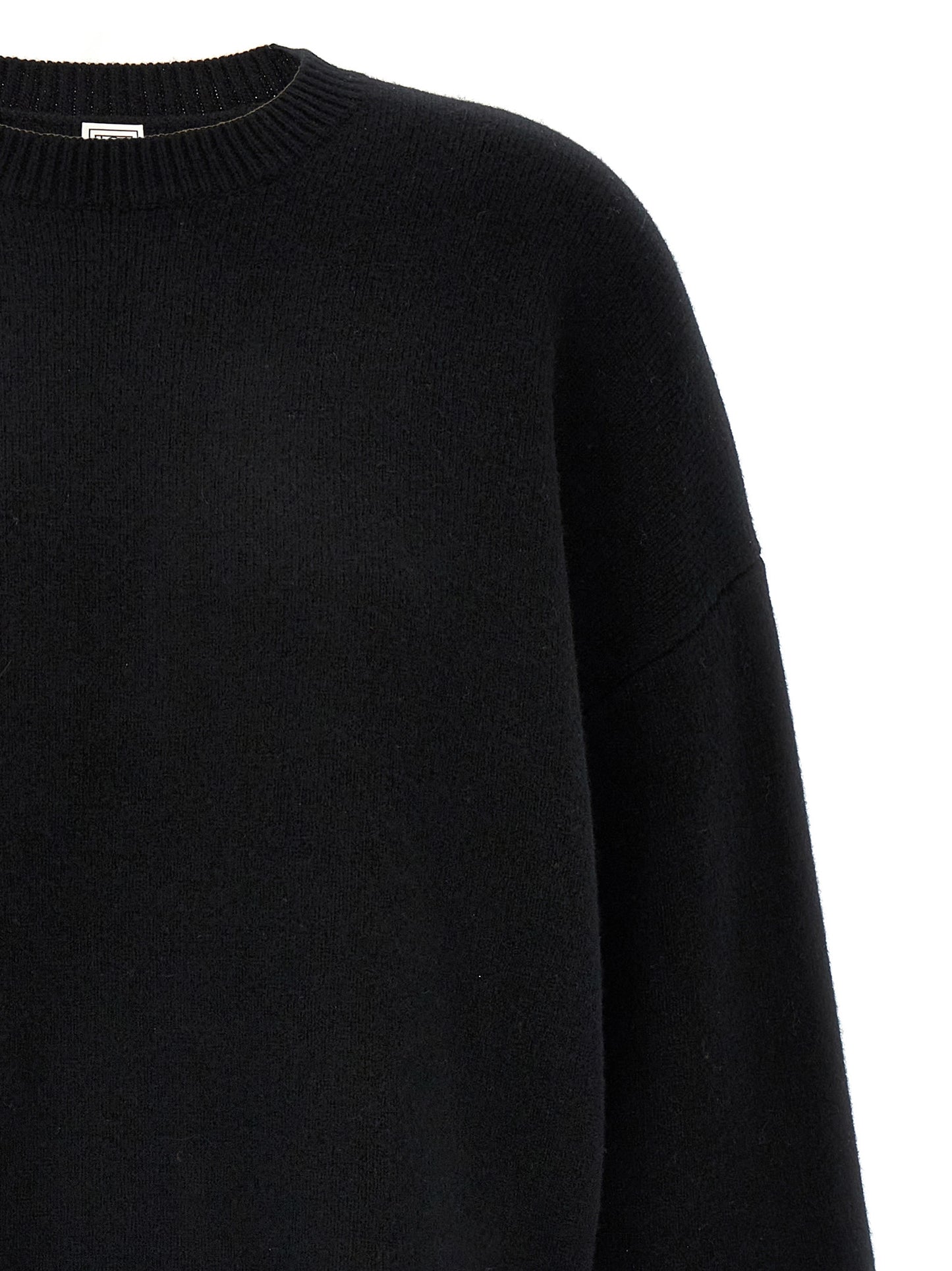 Black Polyester Cardigan