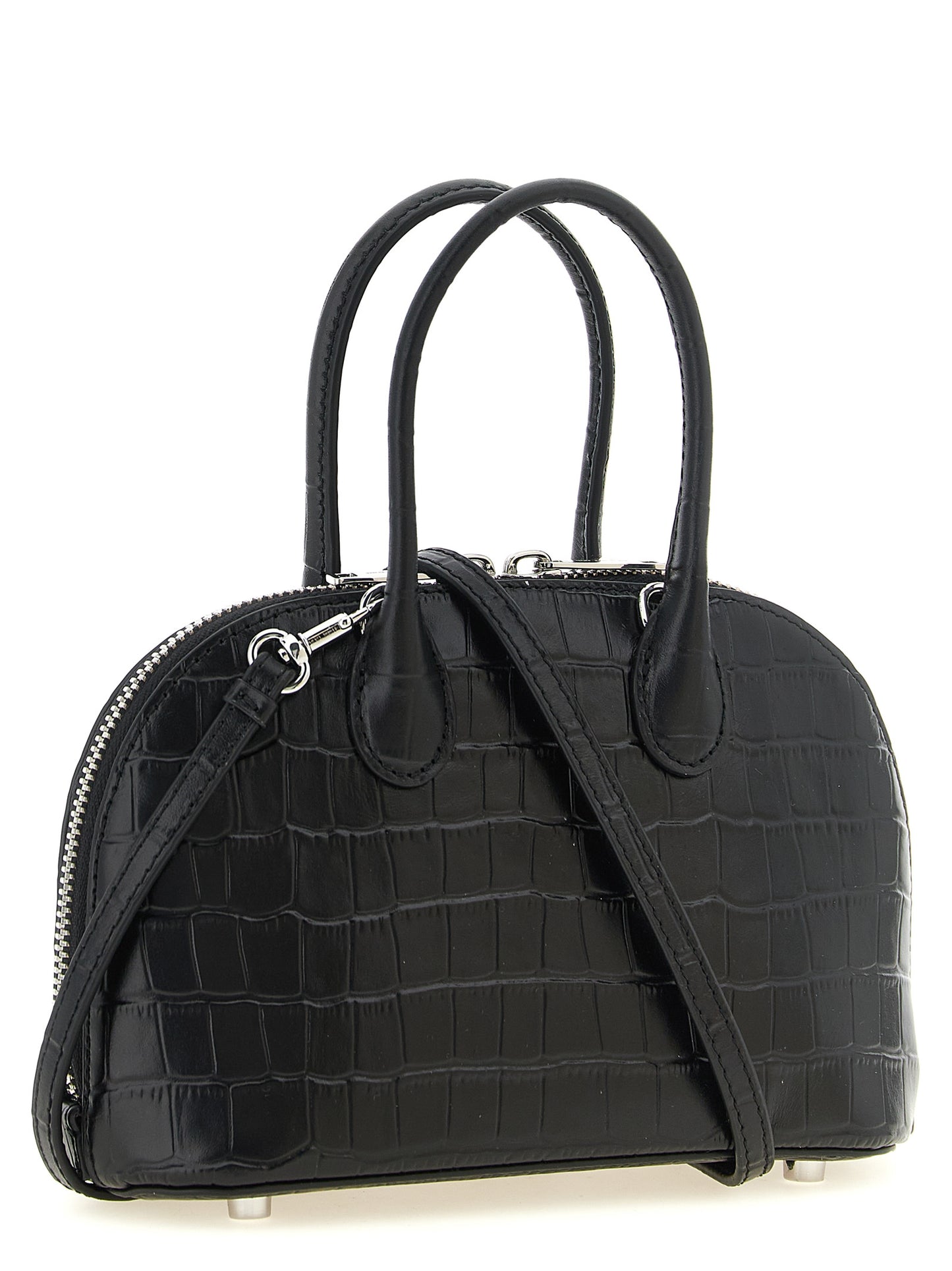 Black Cowhide Handbag