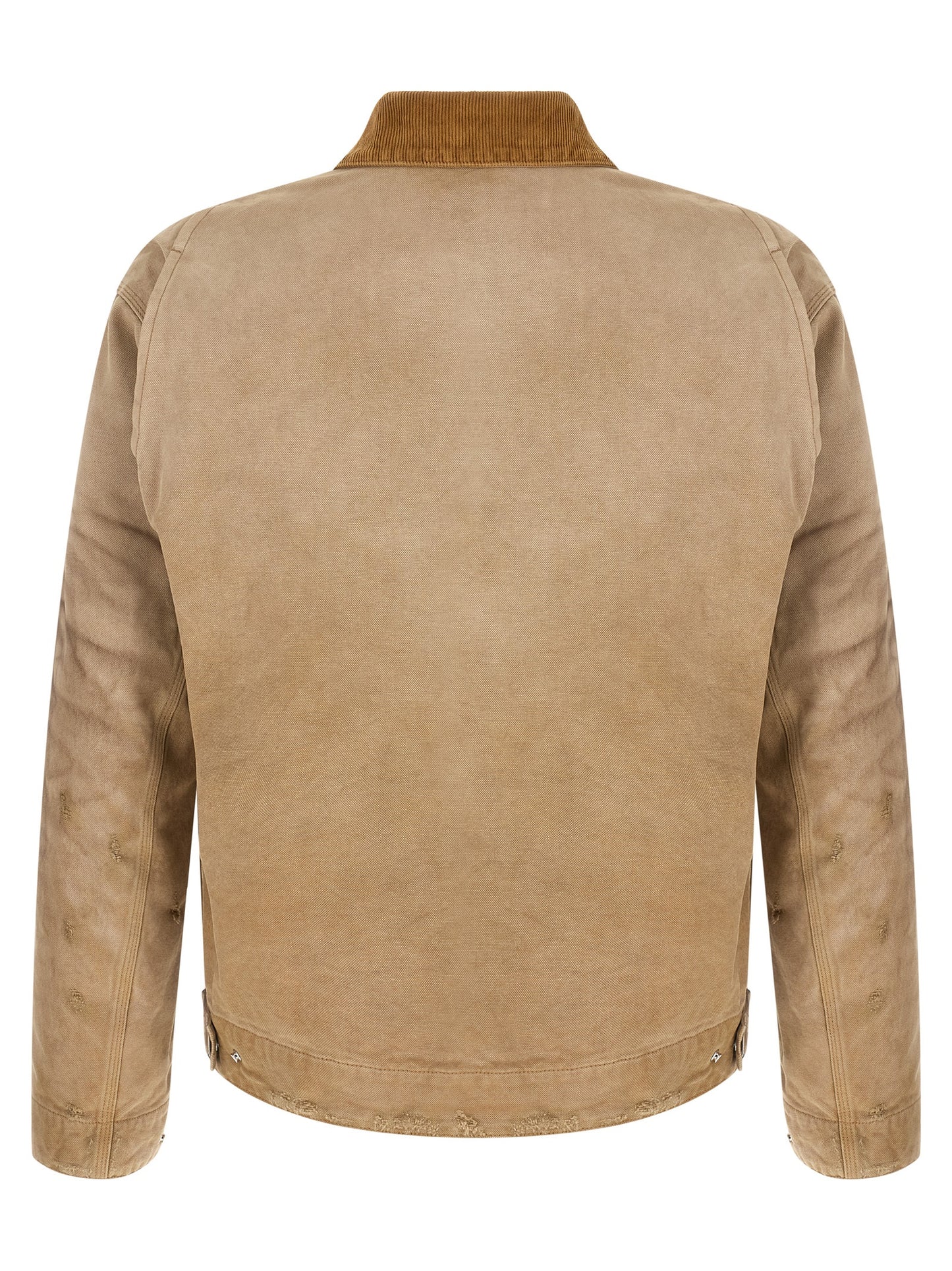 Beige Cotton Shell Jacket