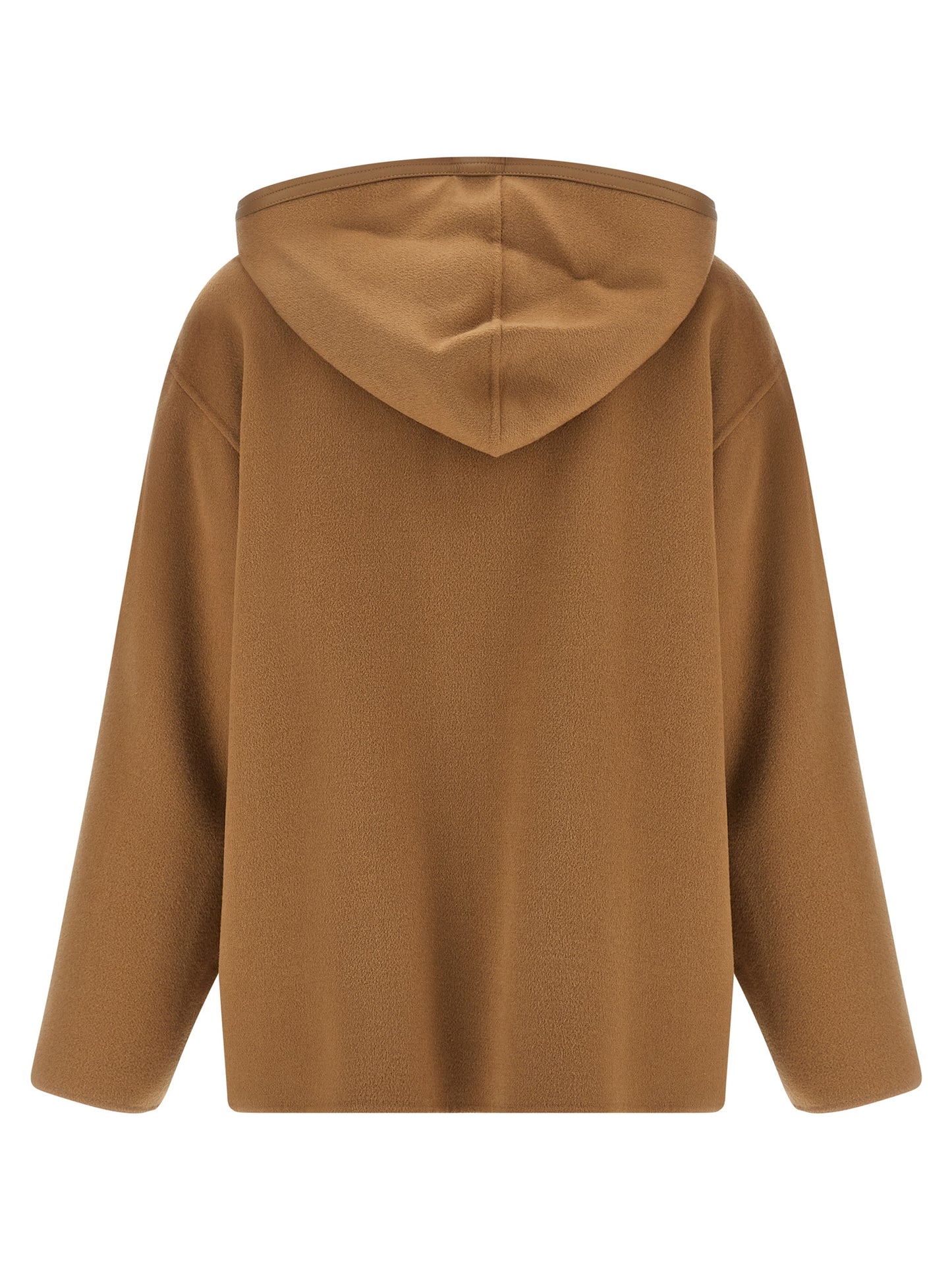 Beige Virgin Wool Coat