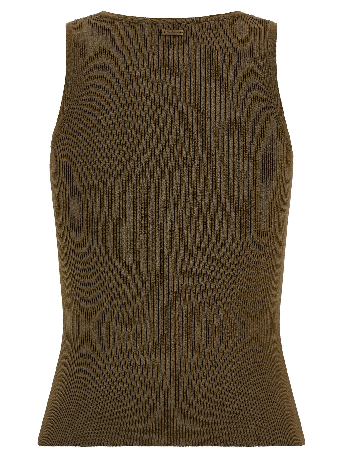 Bicolor Viscose Sleeveles T-Shirt