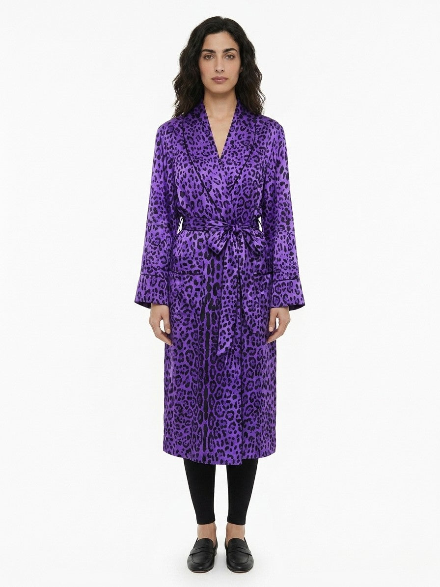 Purple Silk Coat