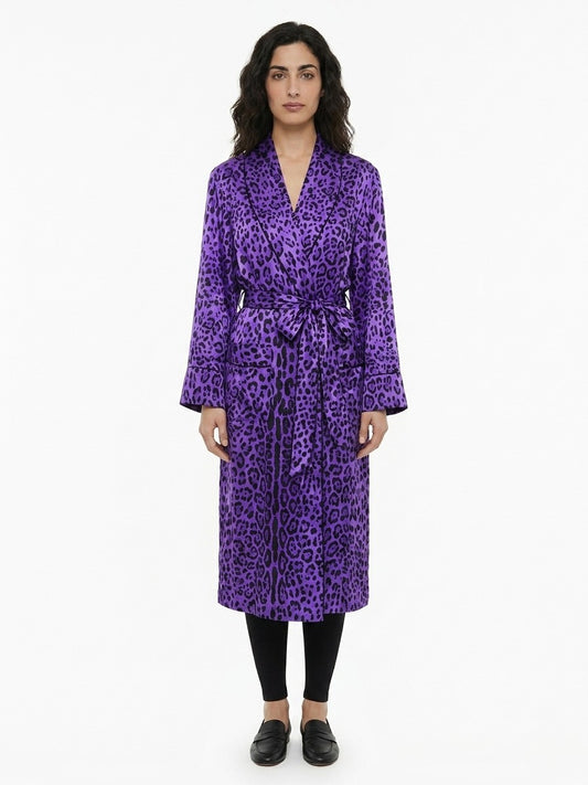 Purple Silk Coat