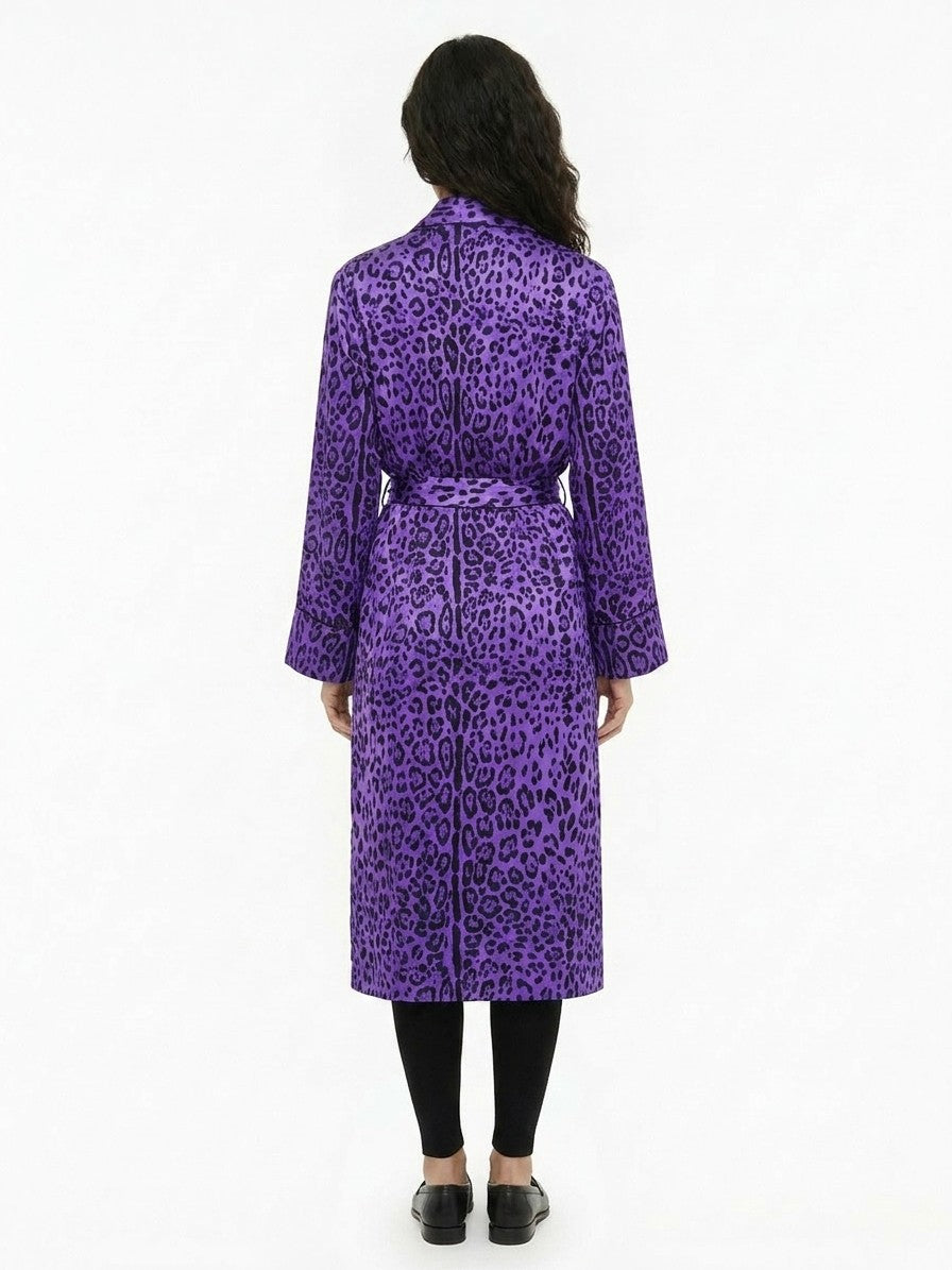 Purple Silk Coat