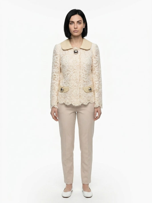 Beige Cotton Jacket