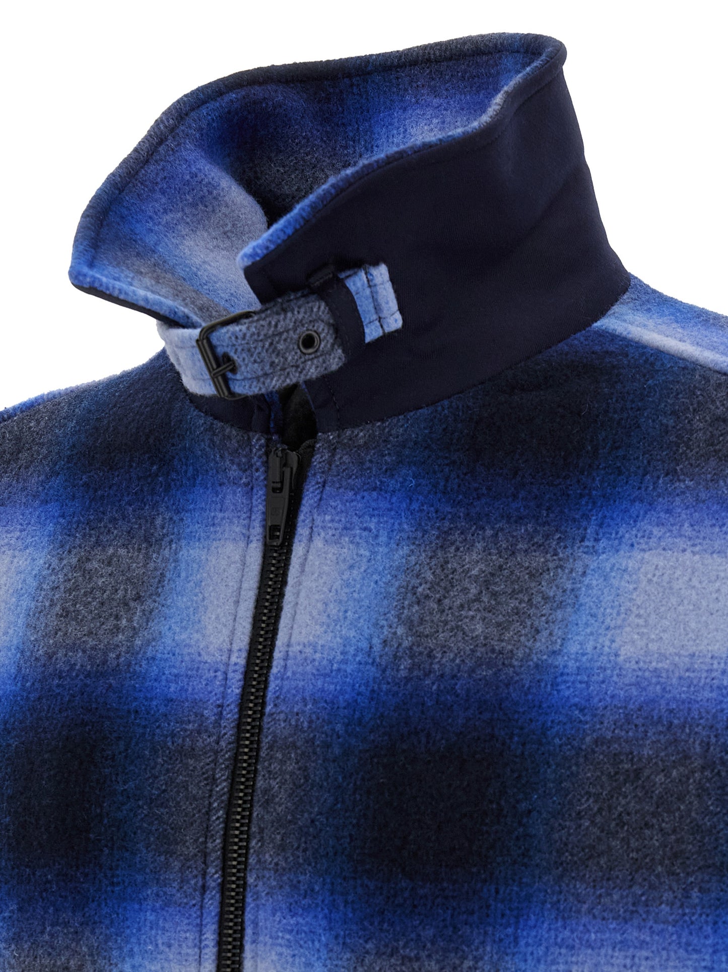 Blue Virgin Wool Bomber