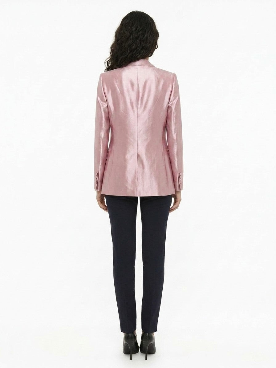 Pink Silk Jacket