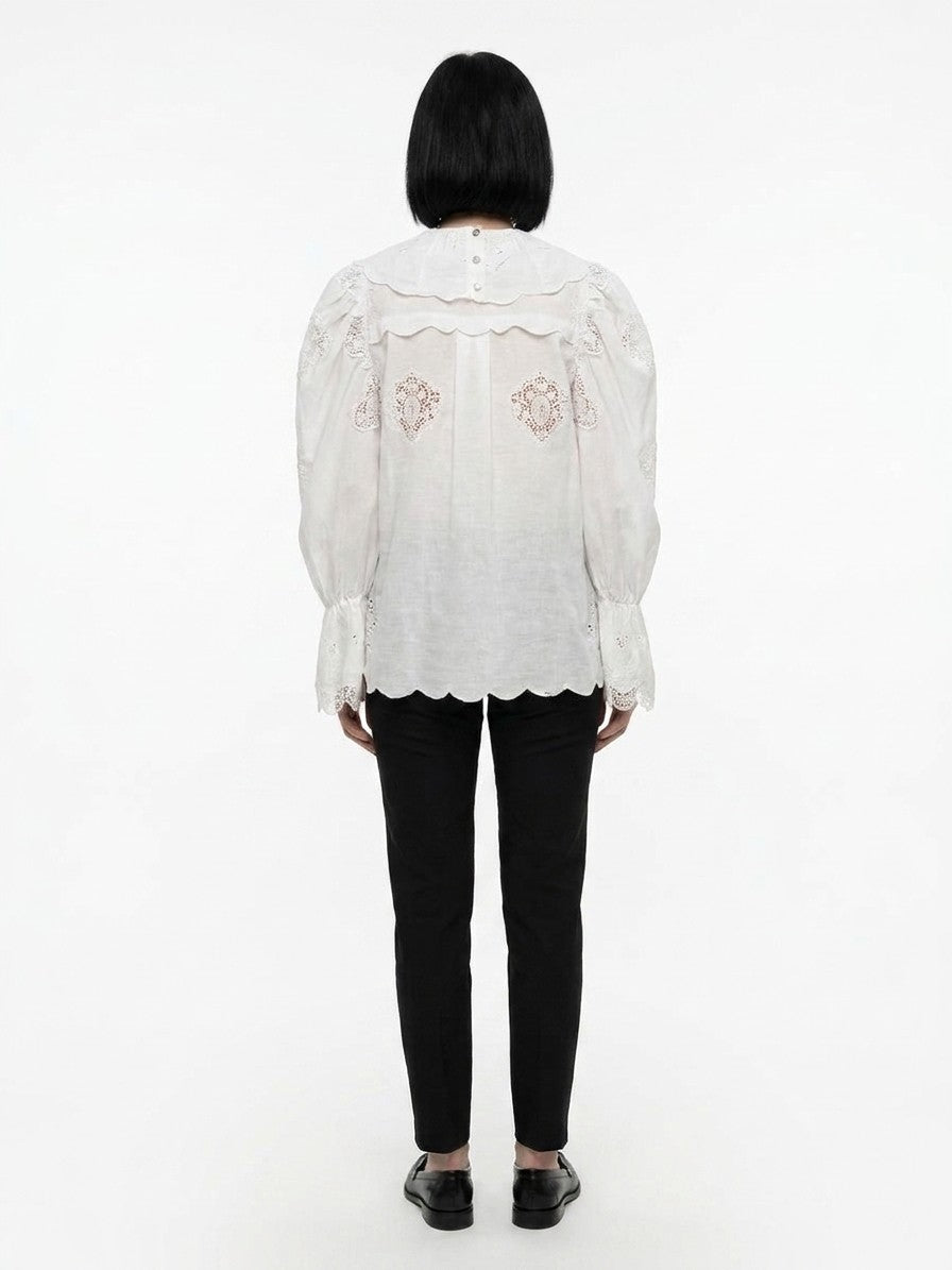 White Cotton Blouse