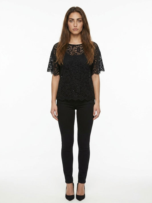 Black Cotton T-Shirt