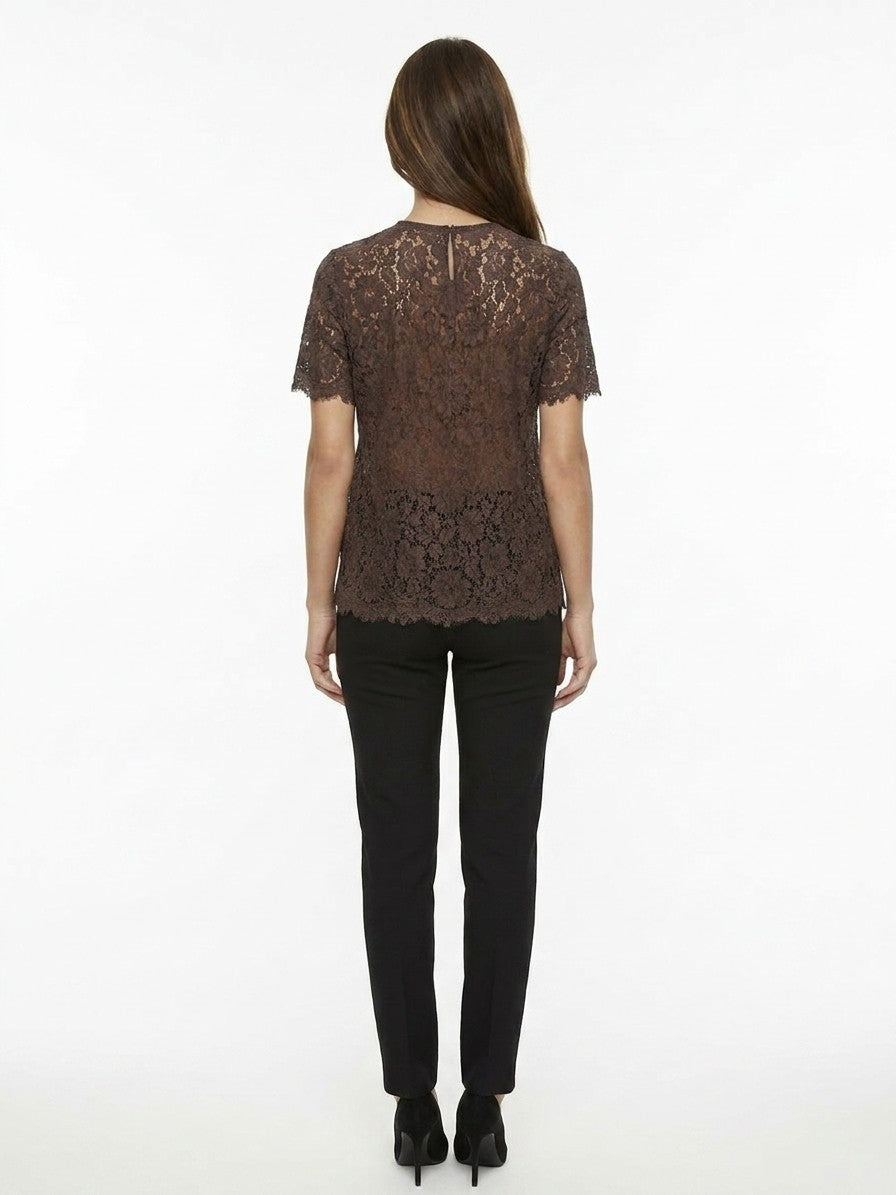 Brown Cotton T-Shirt