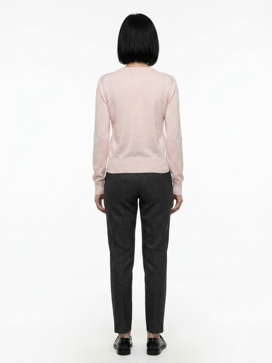 Pink Silk Cardigan