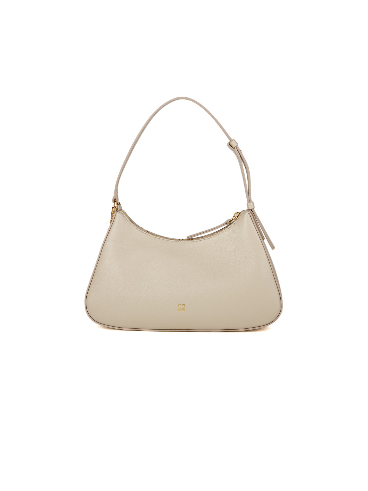 Beige Calfskin Shoulder Bag