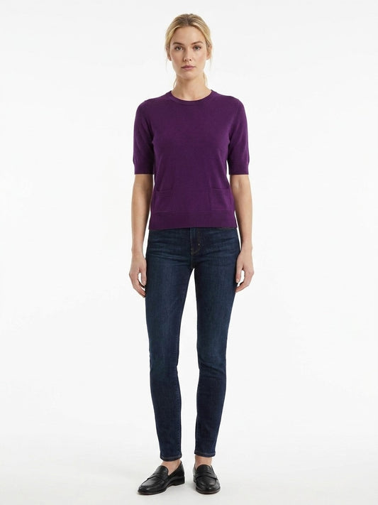 Purple Cashmere Sweater