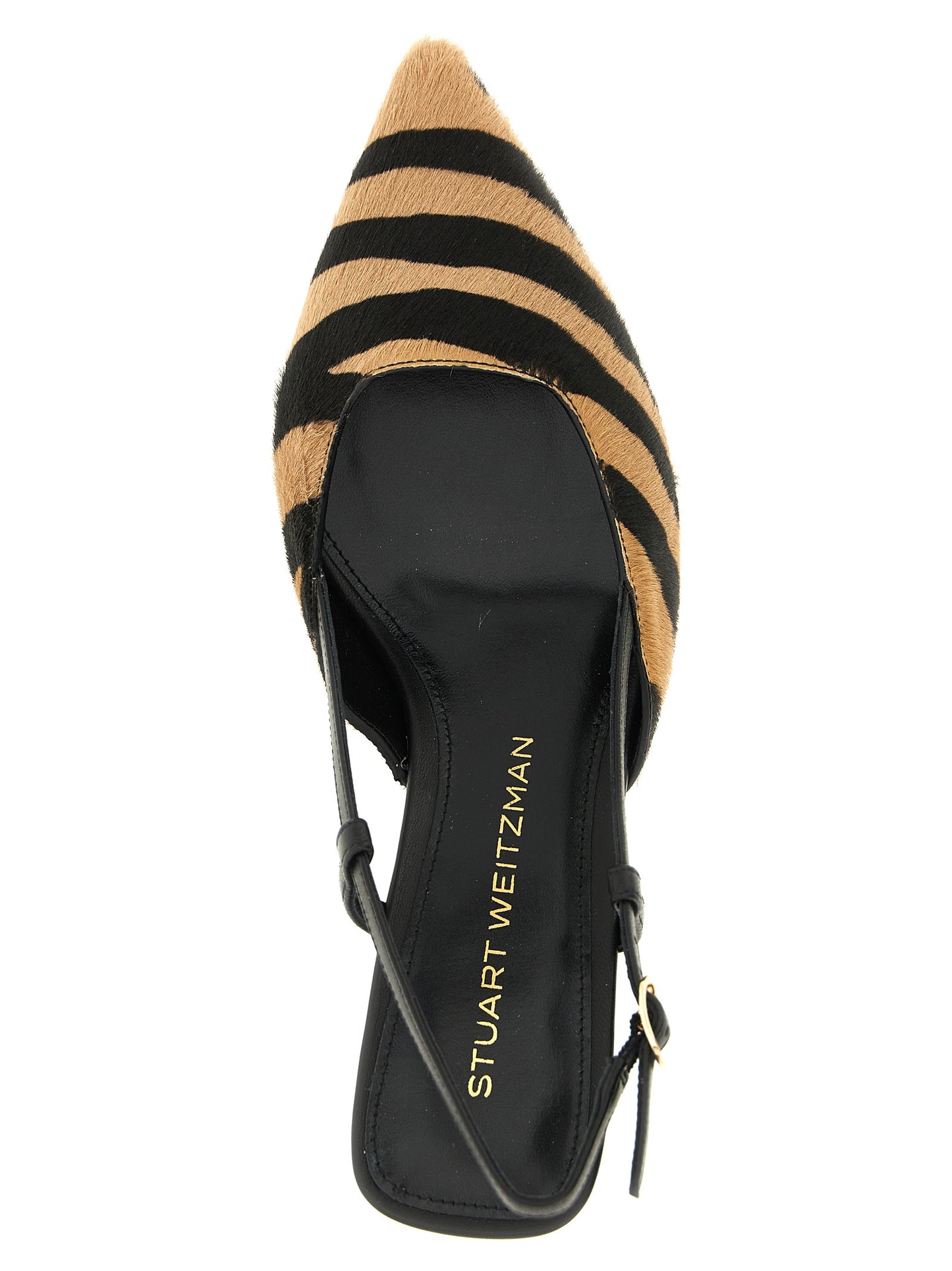 Multicolor Calfskin Mid Heel Pumps