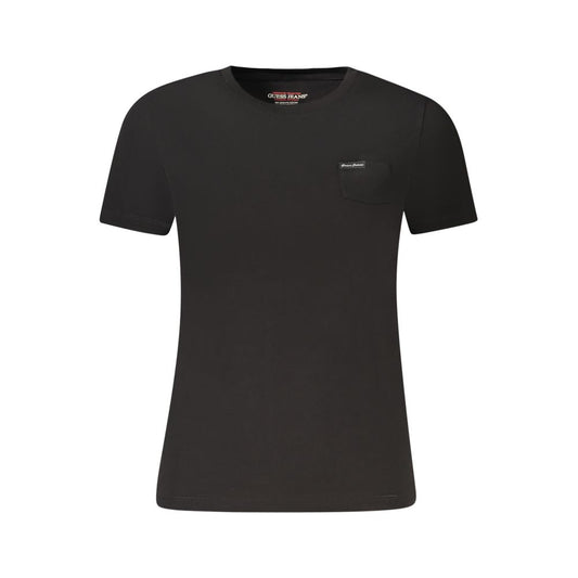 Black Cotton Women's T-Shirt