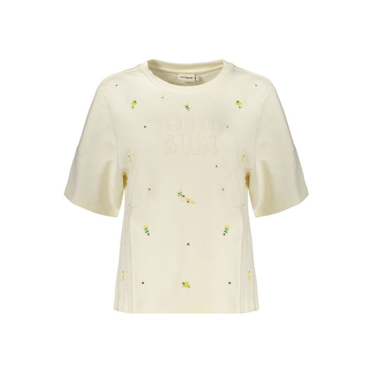 White Cotton Women's Sweatshirt