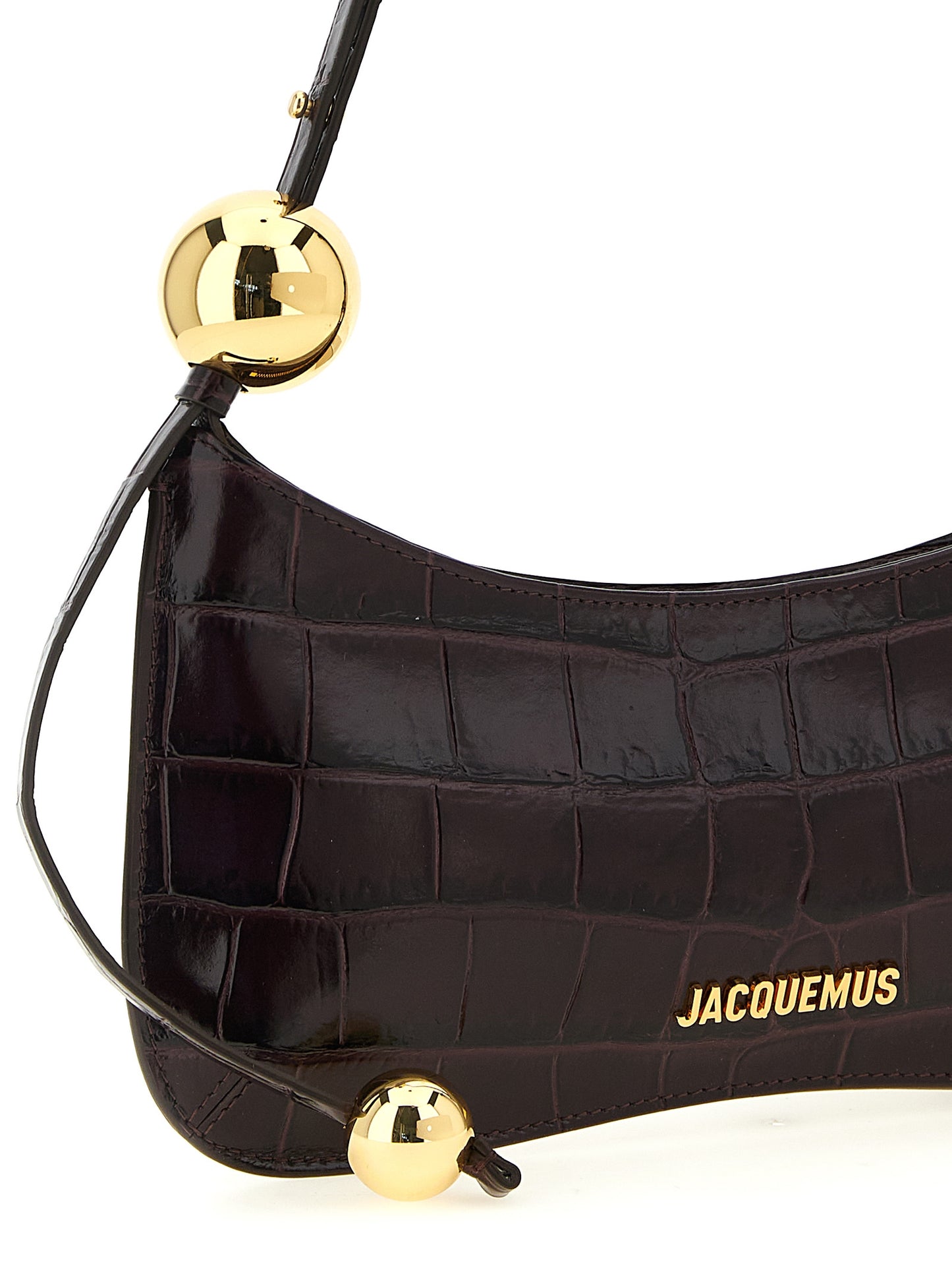 Bordeaux Calfskin Shoulder Bag