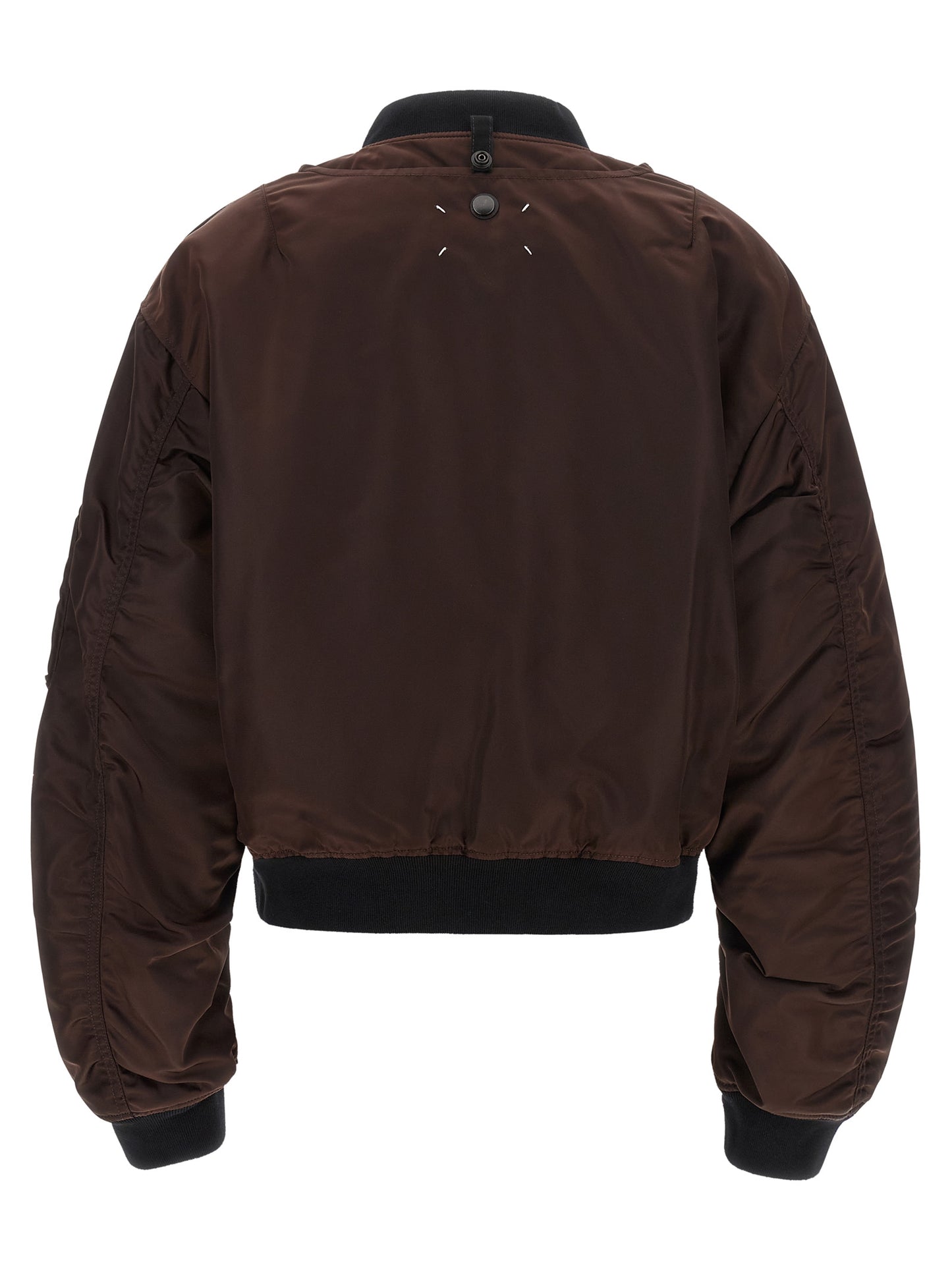 Brown Polyamide Bomber