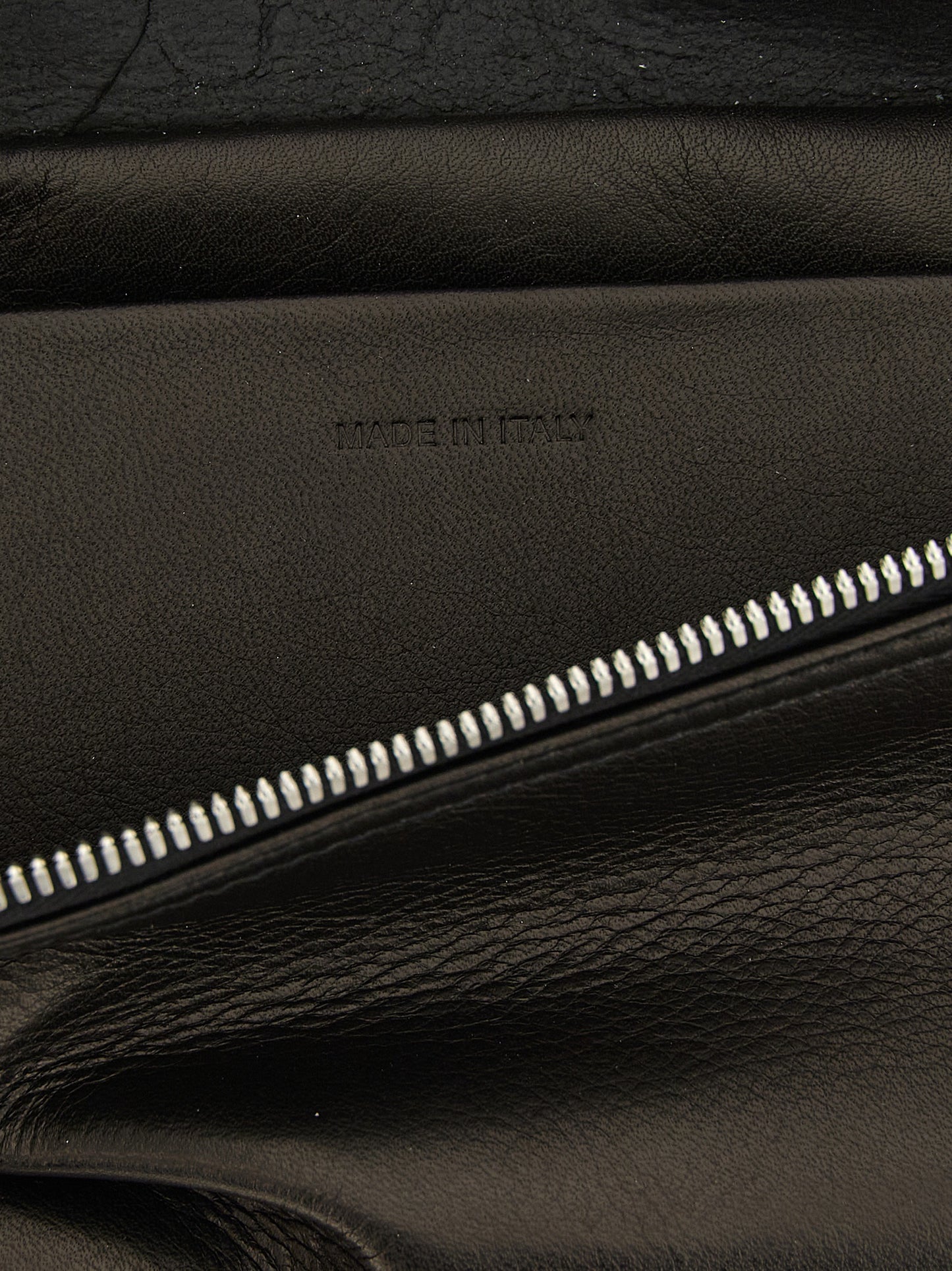 Black Calfskin Crossbody Bag