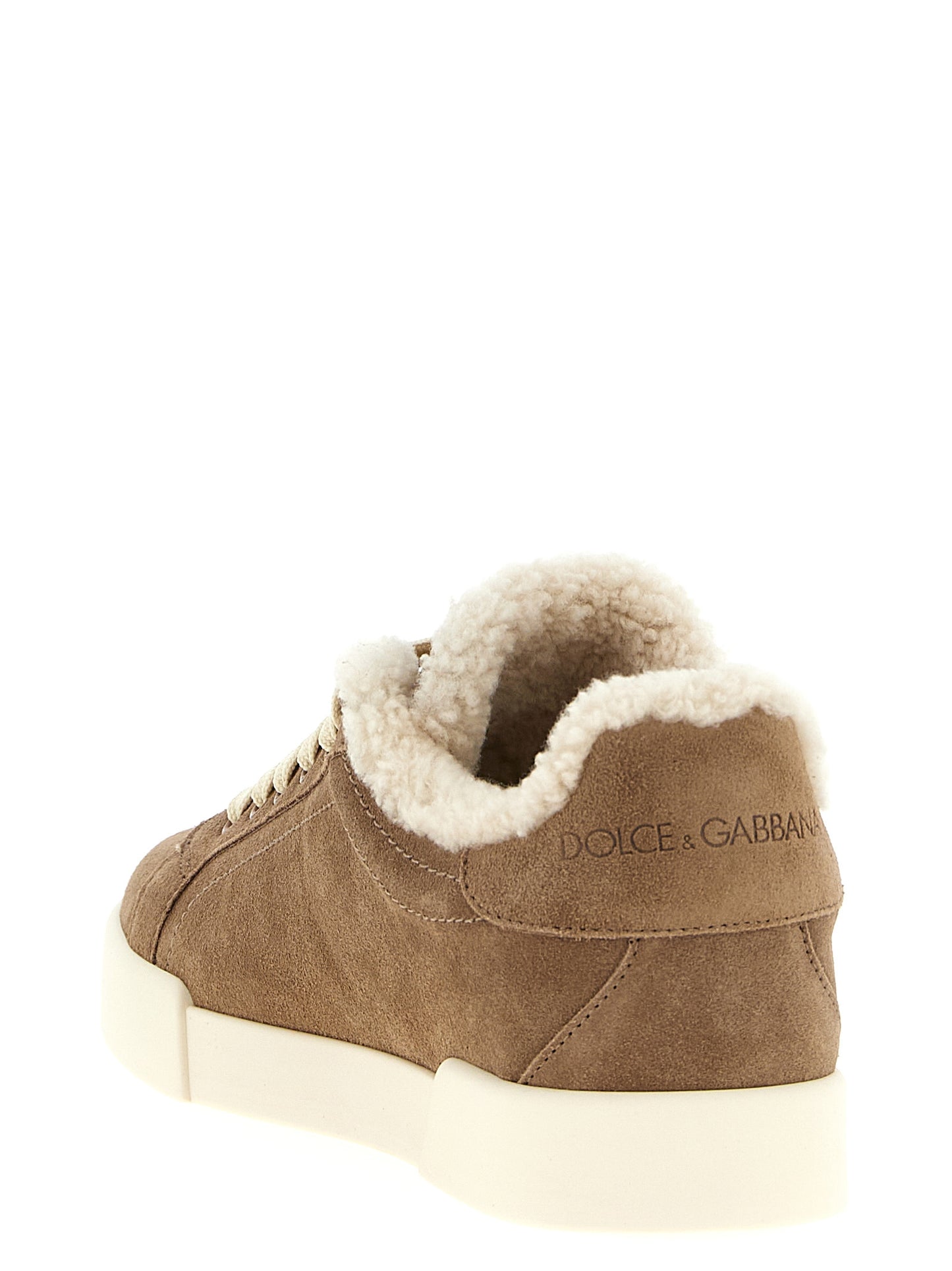 Brown Lambskin Sneakers