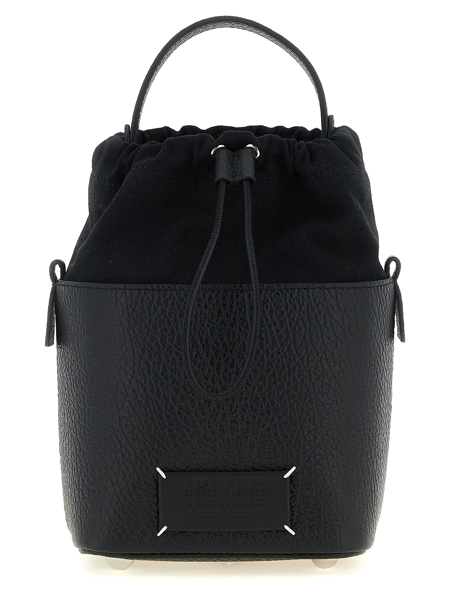 Black Calfskin Shoulder Bag